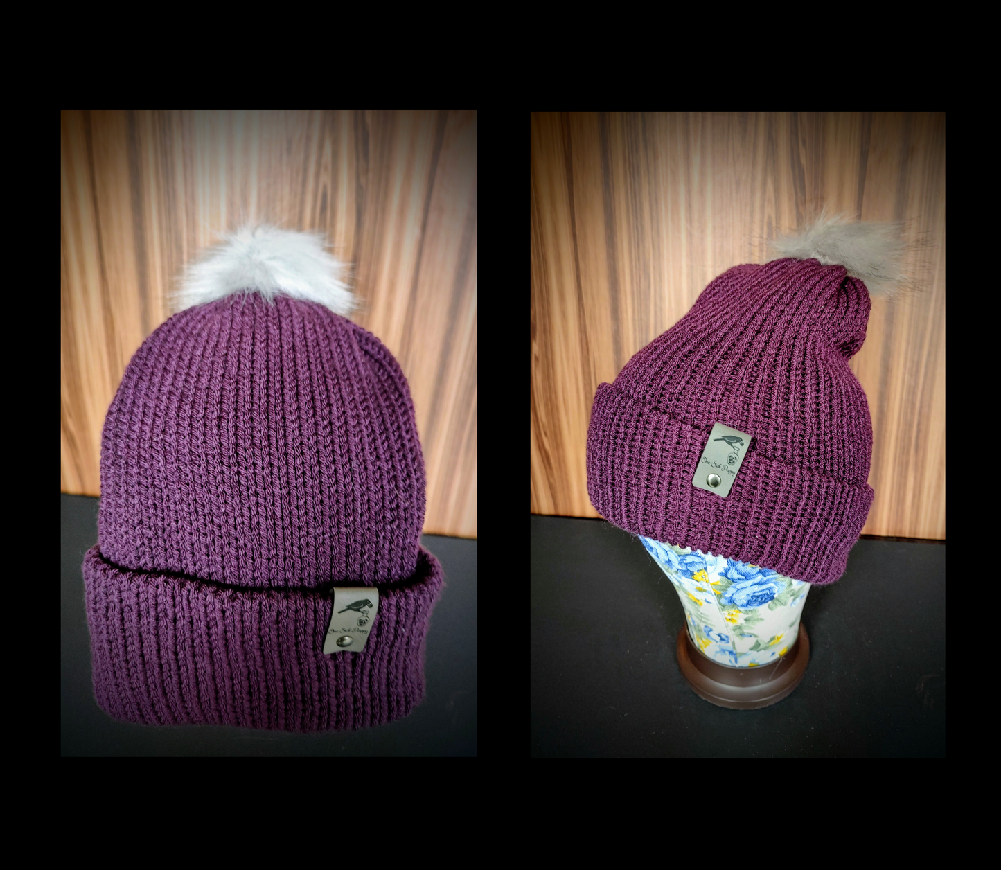 Solid Pom-Pom Hats