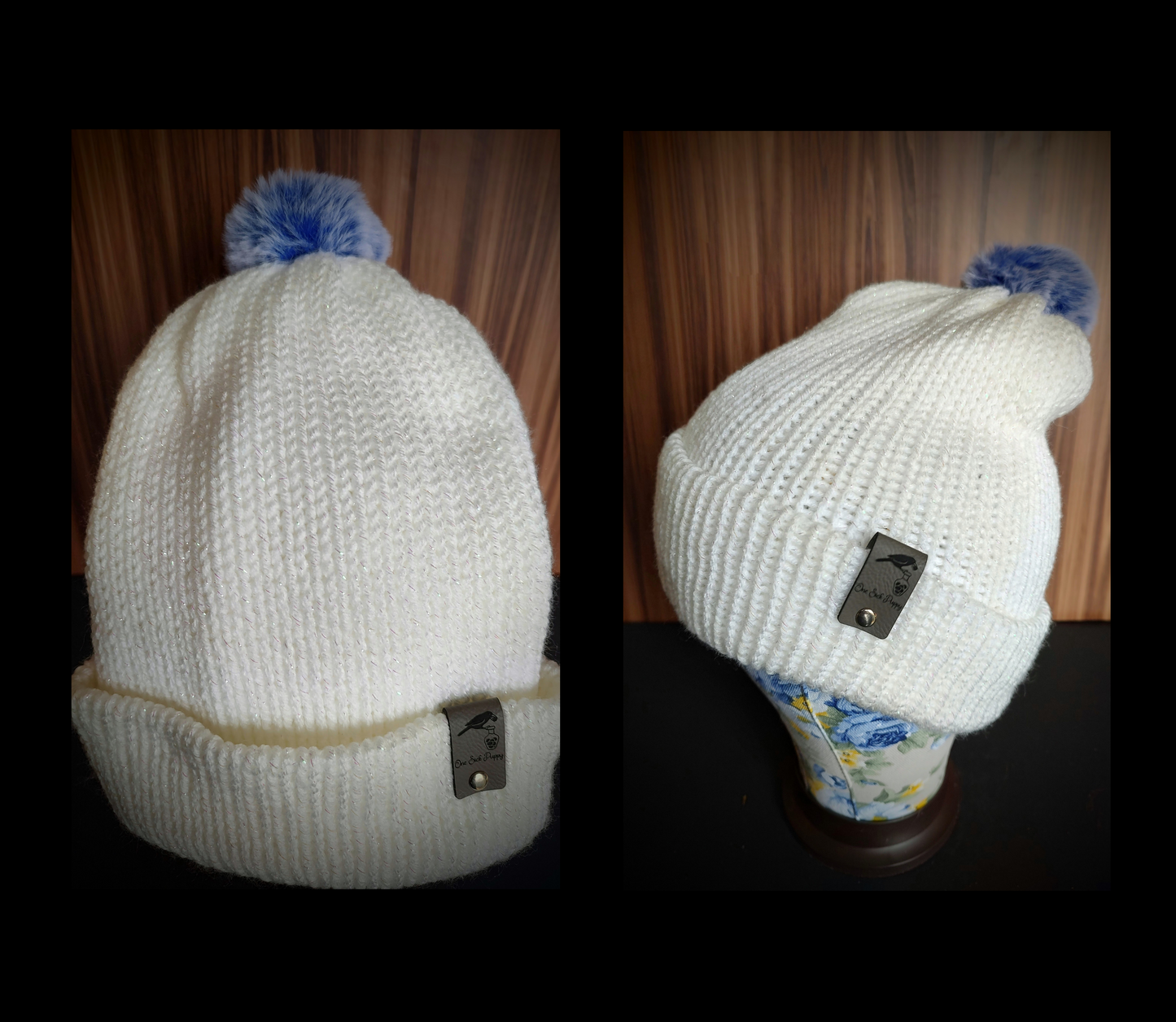 Sparkle Pom-Pom Hats