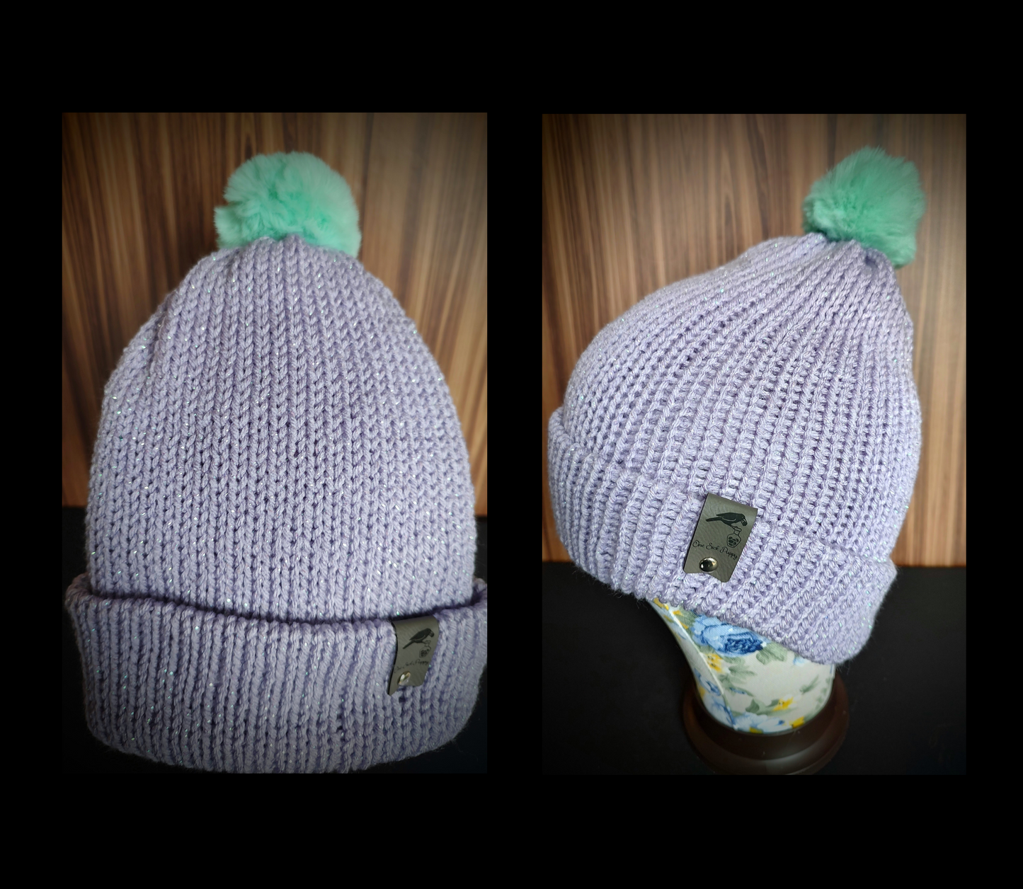 Sparkle Pom-Pom Hats