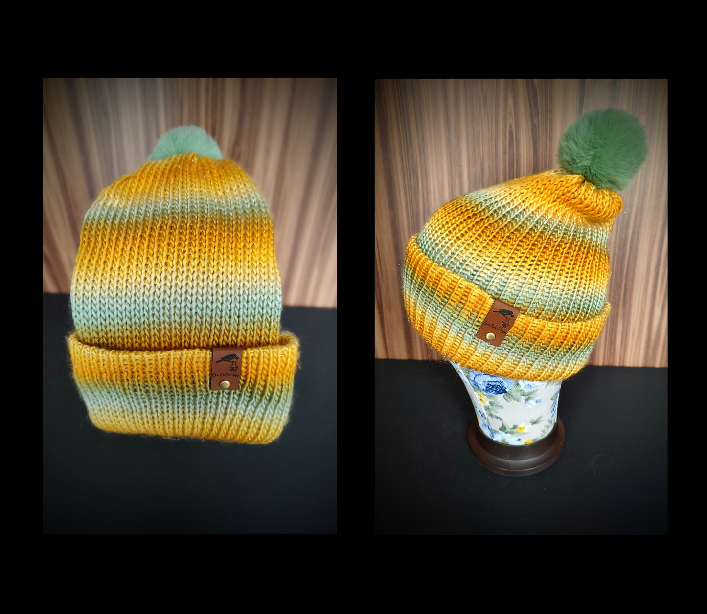 Sparkle Pom-Pom Hats