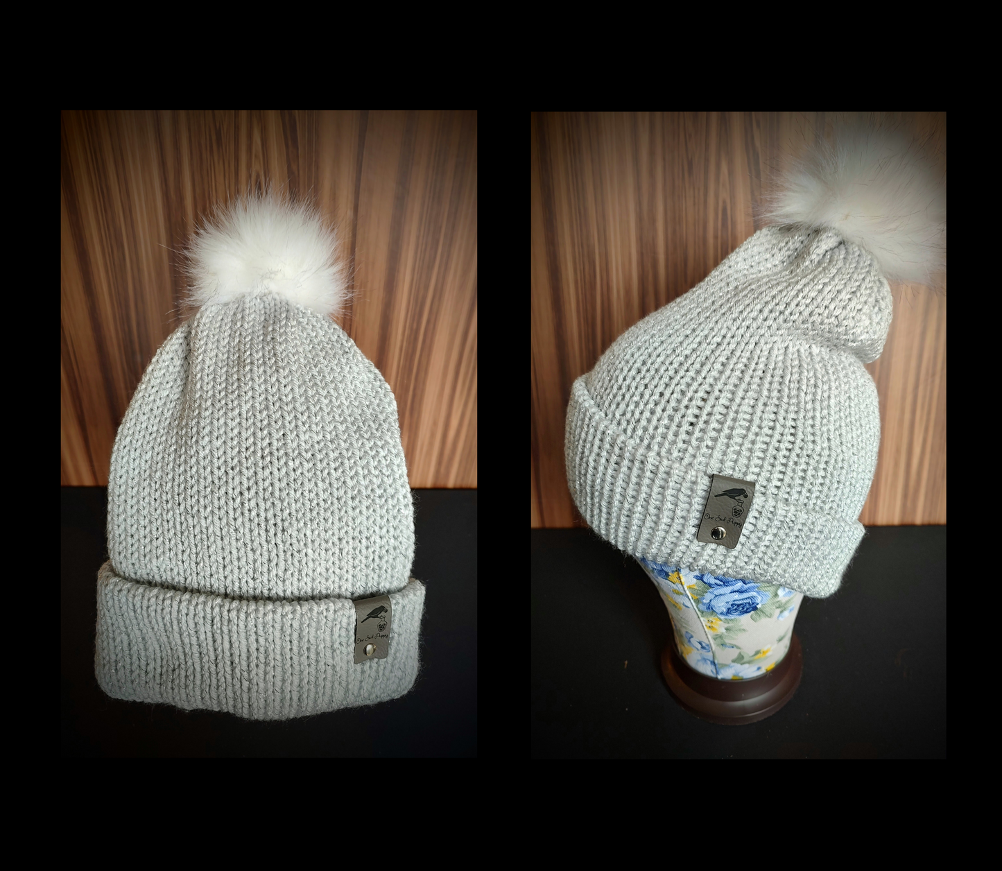 Sparkle Pom-Pom Hats