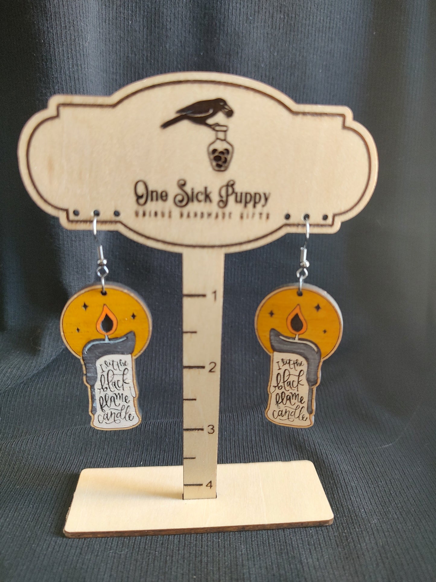 Flame Candle Earrings