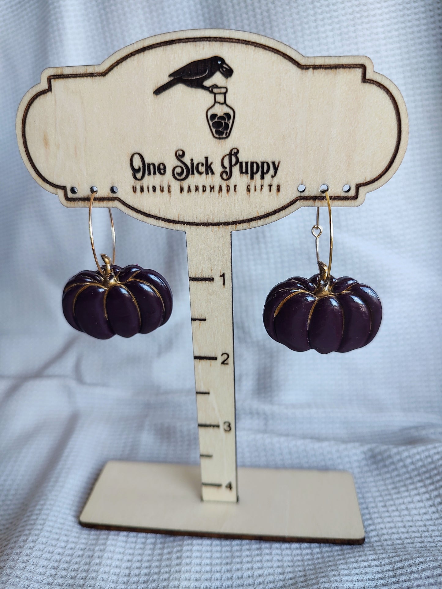 Jewel Pumpkin Earrings