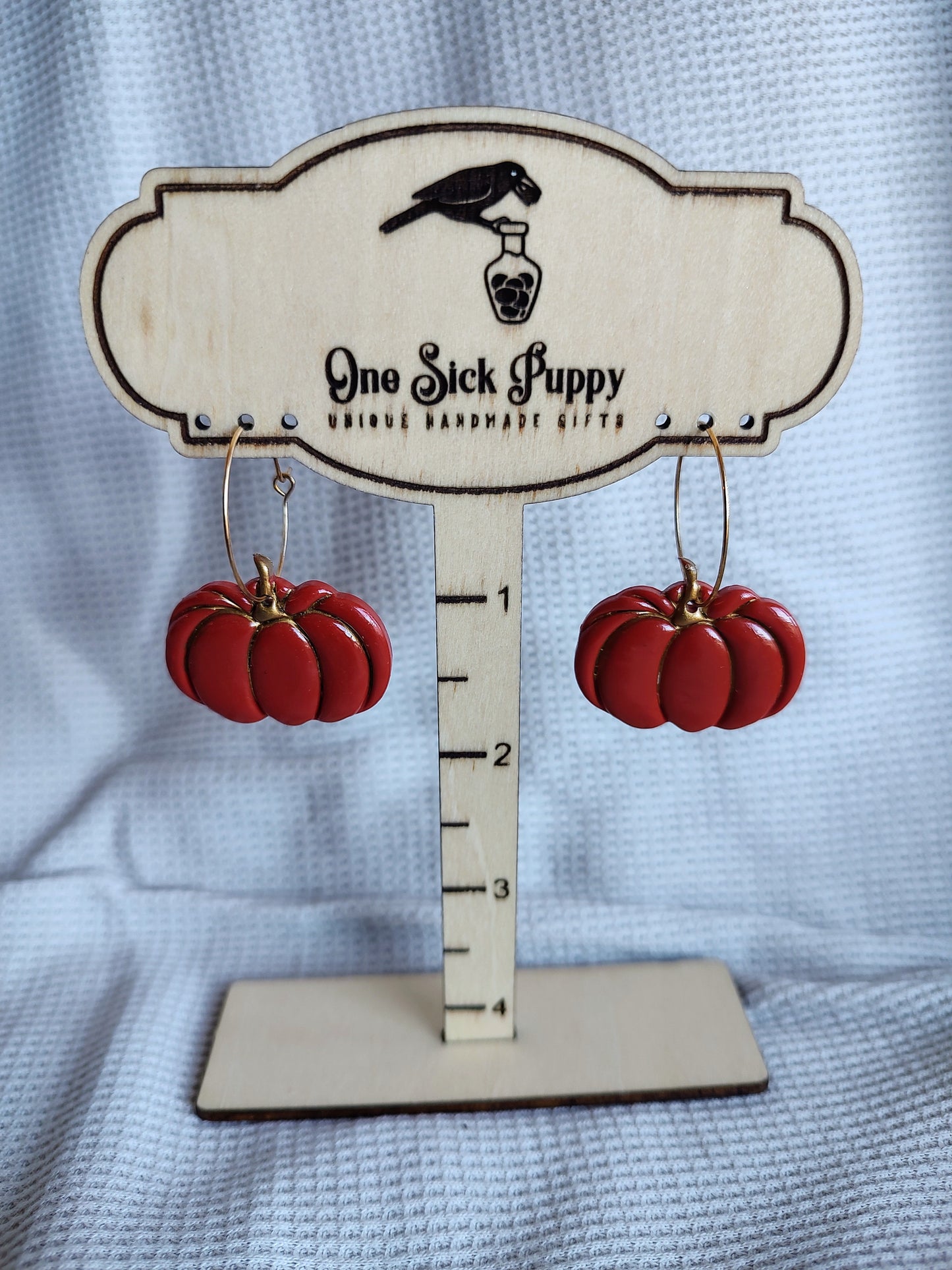 Jewel Pumpkin Earrings