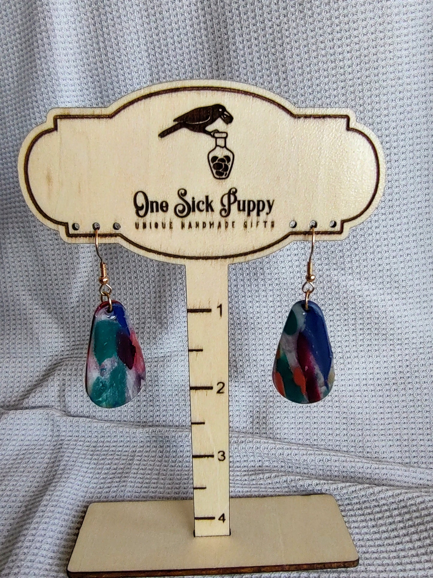 Impressionist Jewel Drop Earrings