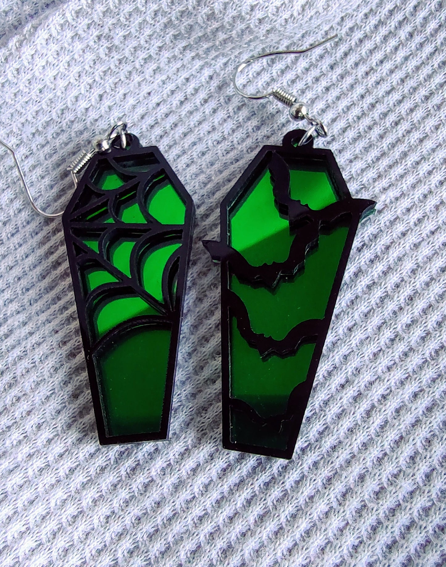 Coffin Dangle Earrings