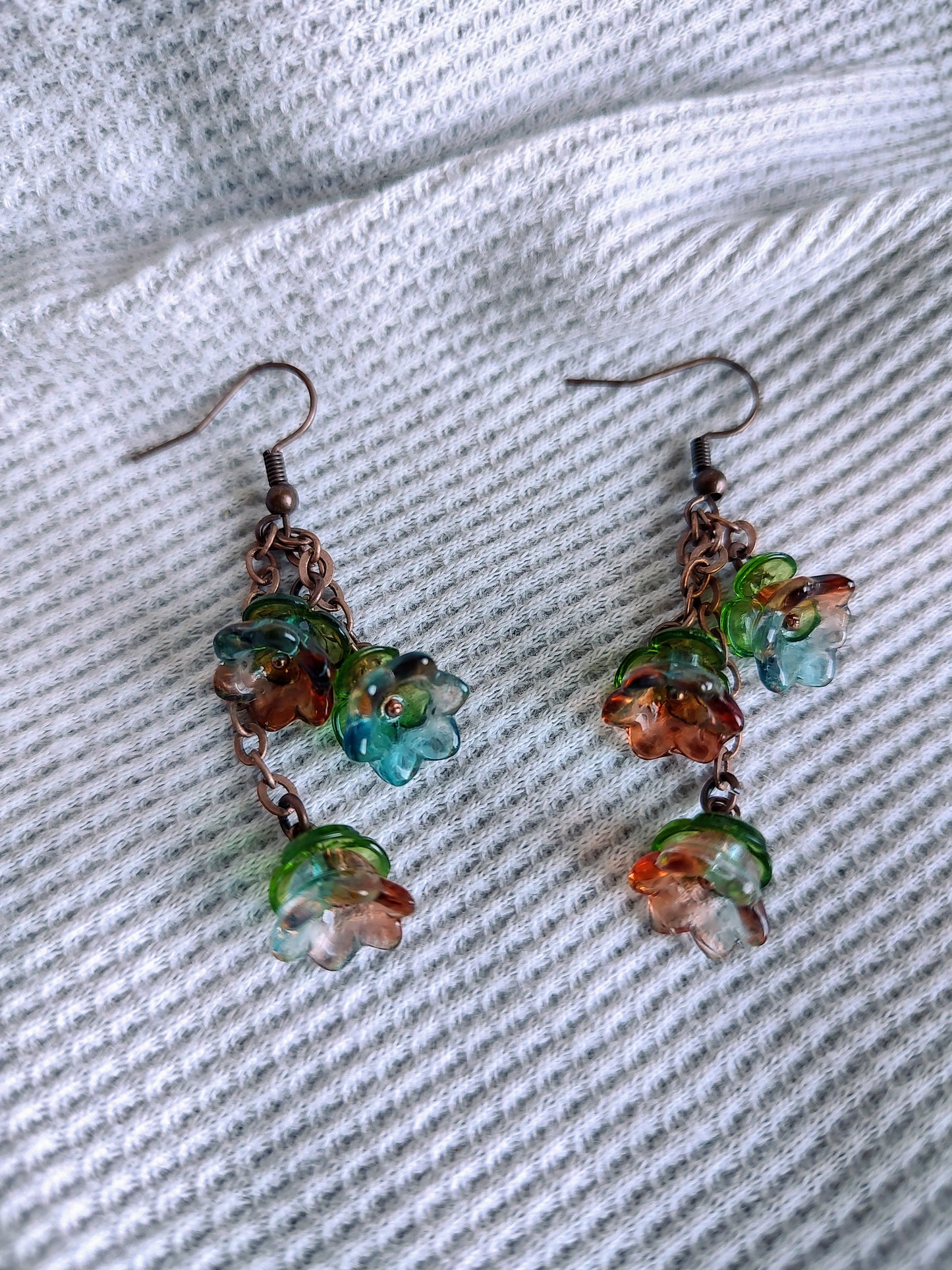 Lilly Of The Valley Dangle Earrings