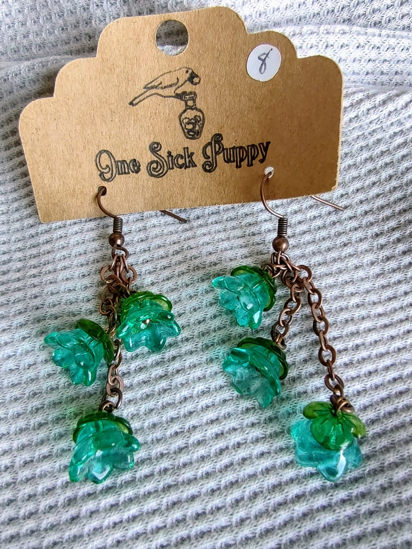 Lilly Of The Valley Dangle Earrings