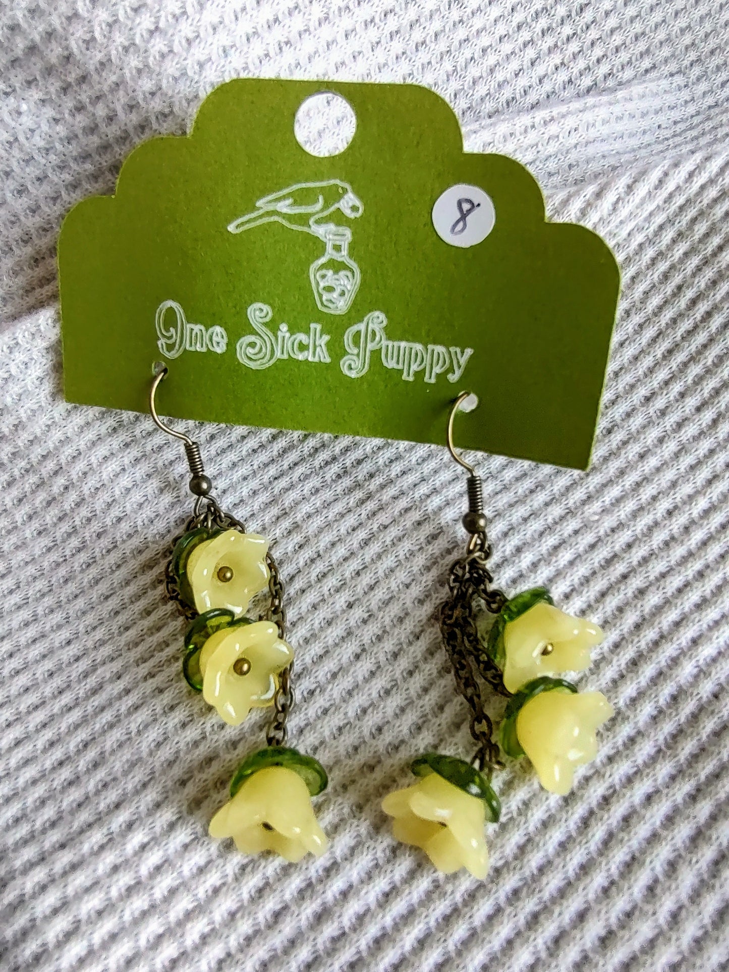 Lilly Of The Valley Dangle Earrings