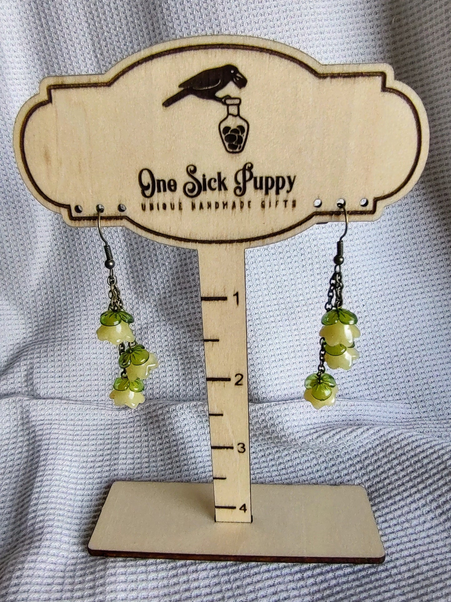 Lilly Of The Valley Dangle Earrings