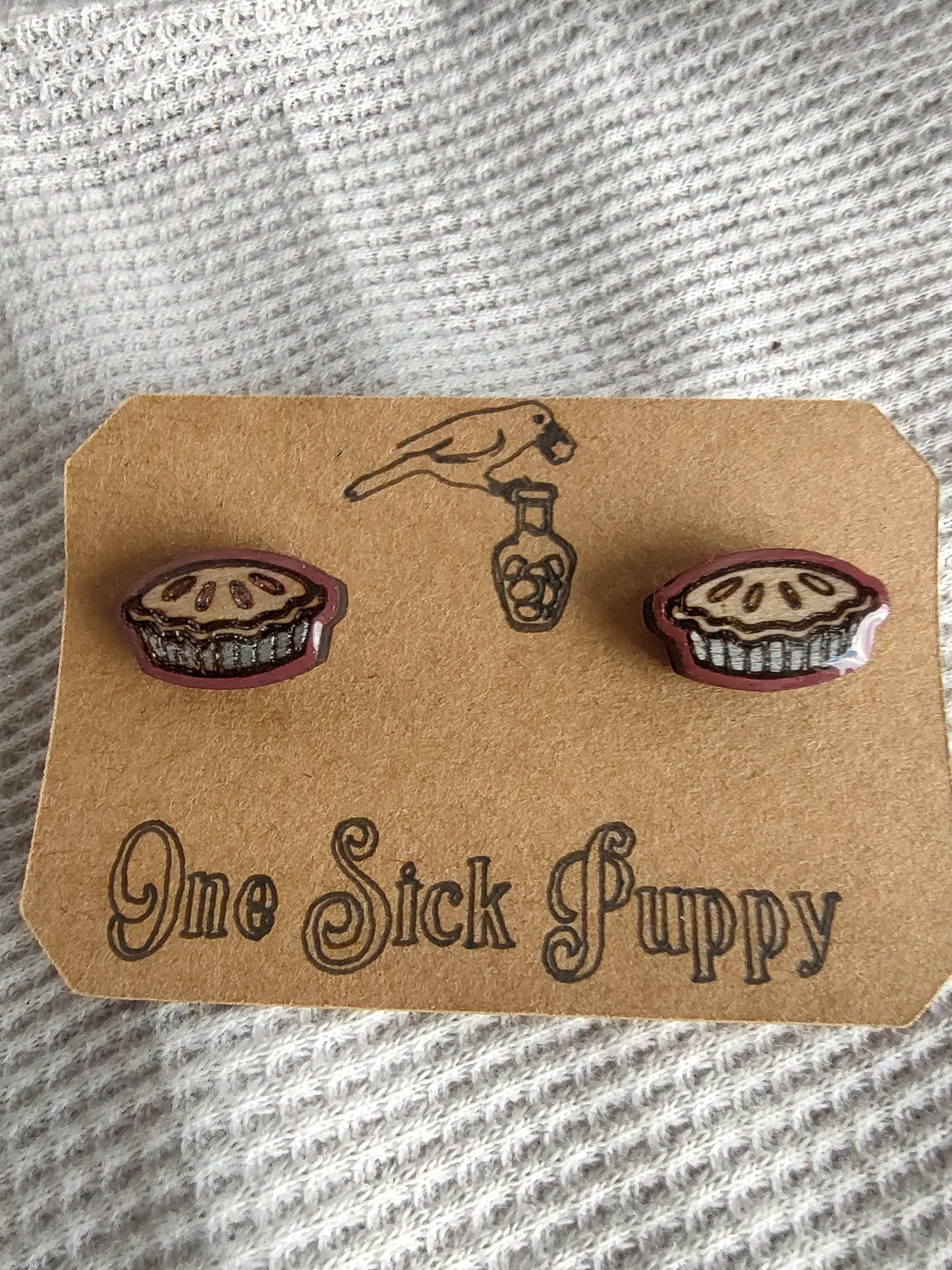 Apple Pie Stud Earrings