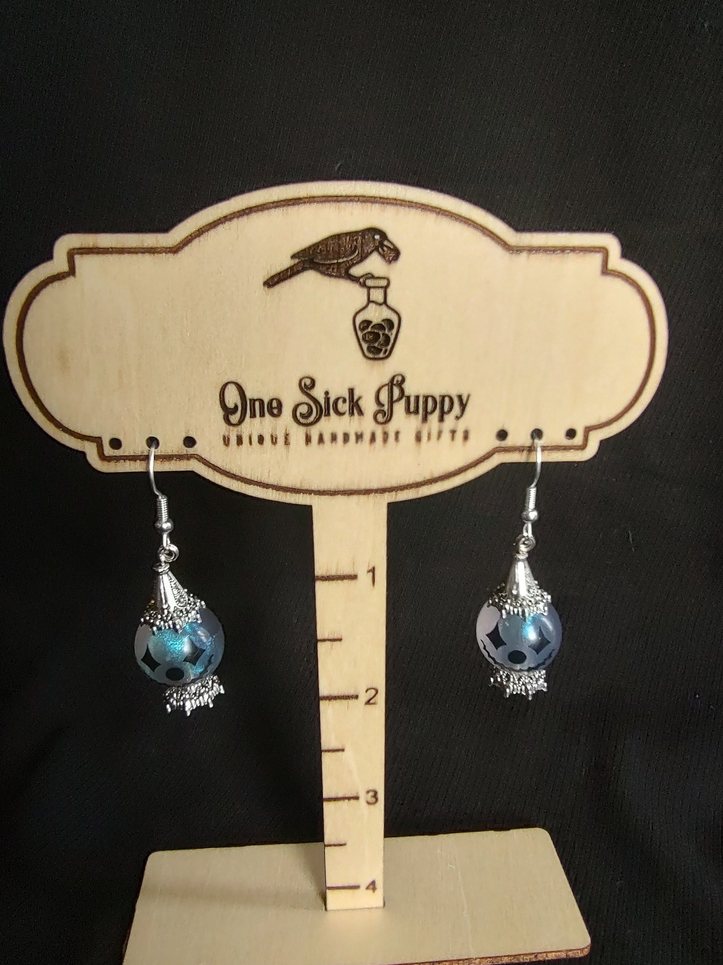 Glow In The Dark Clown Earrings