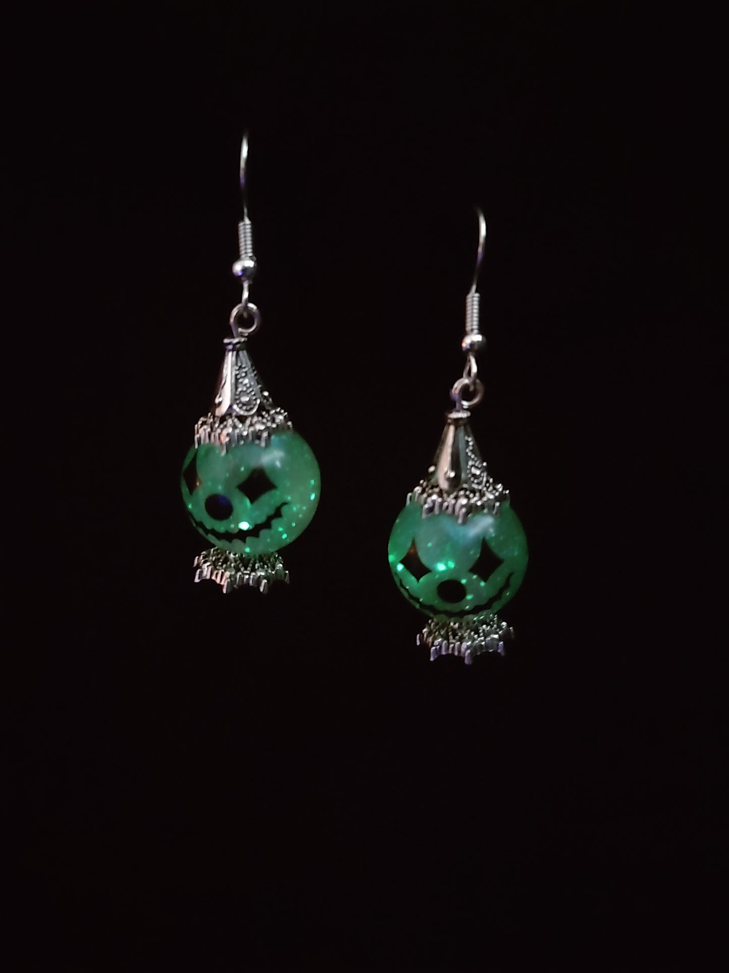 Glow In The Dark Clown Earrings