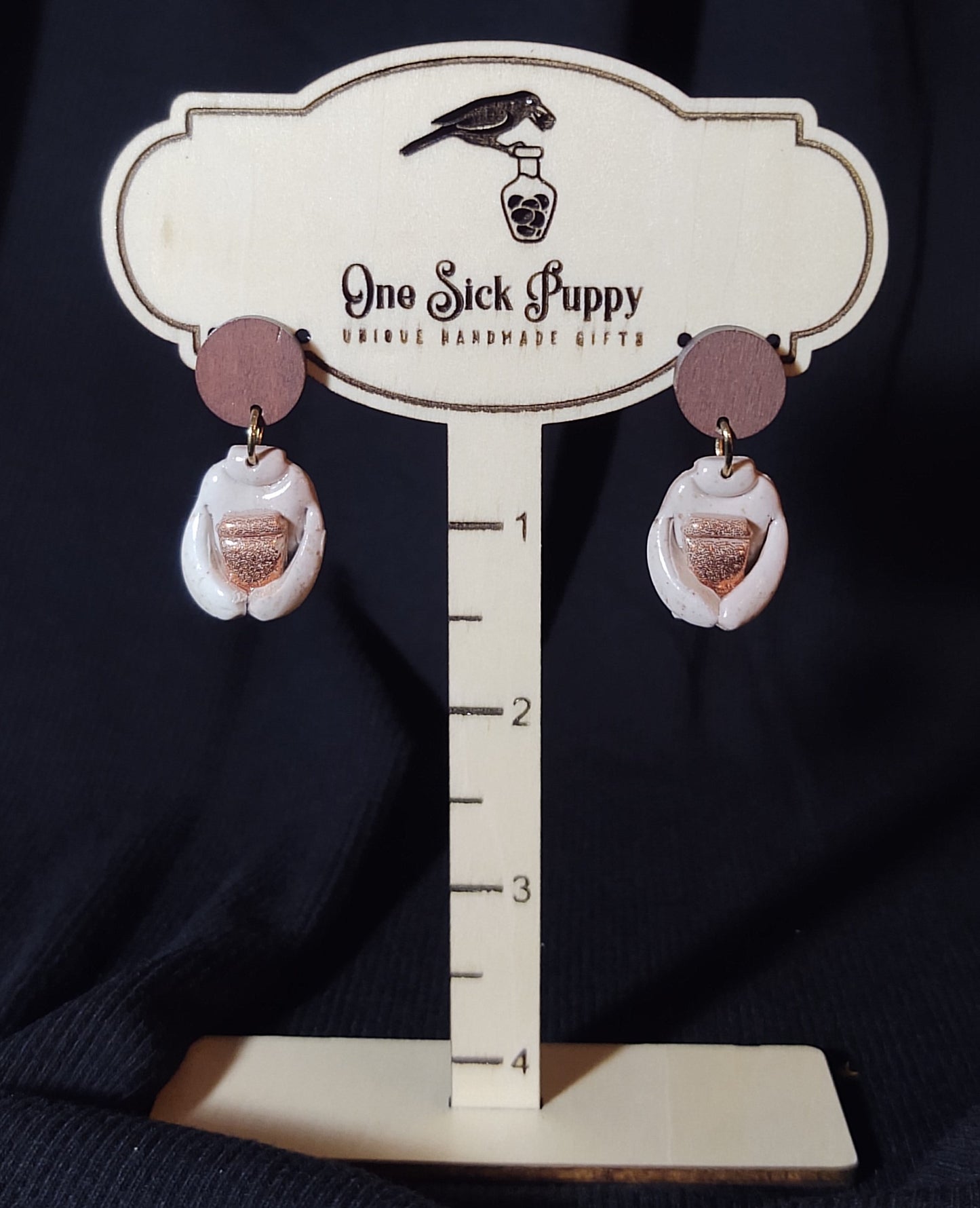 Cozy Coffee Dangle Earrings