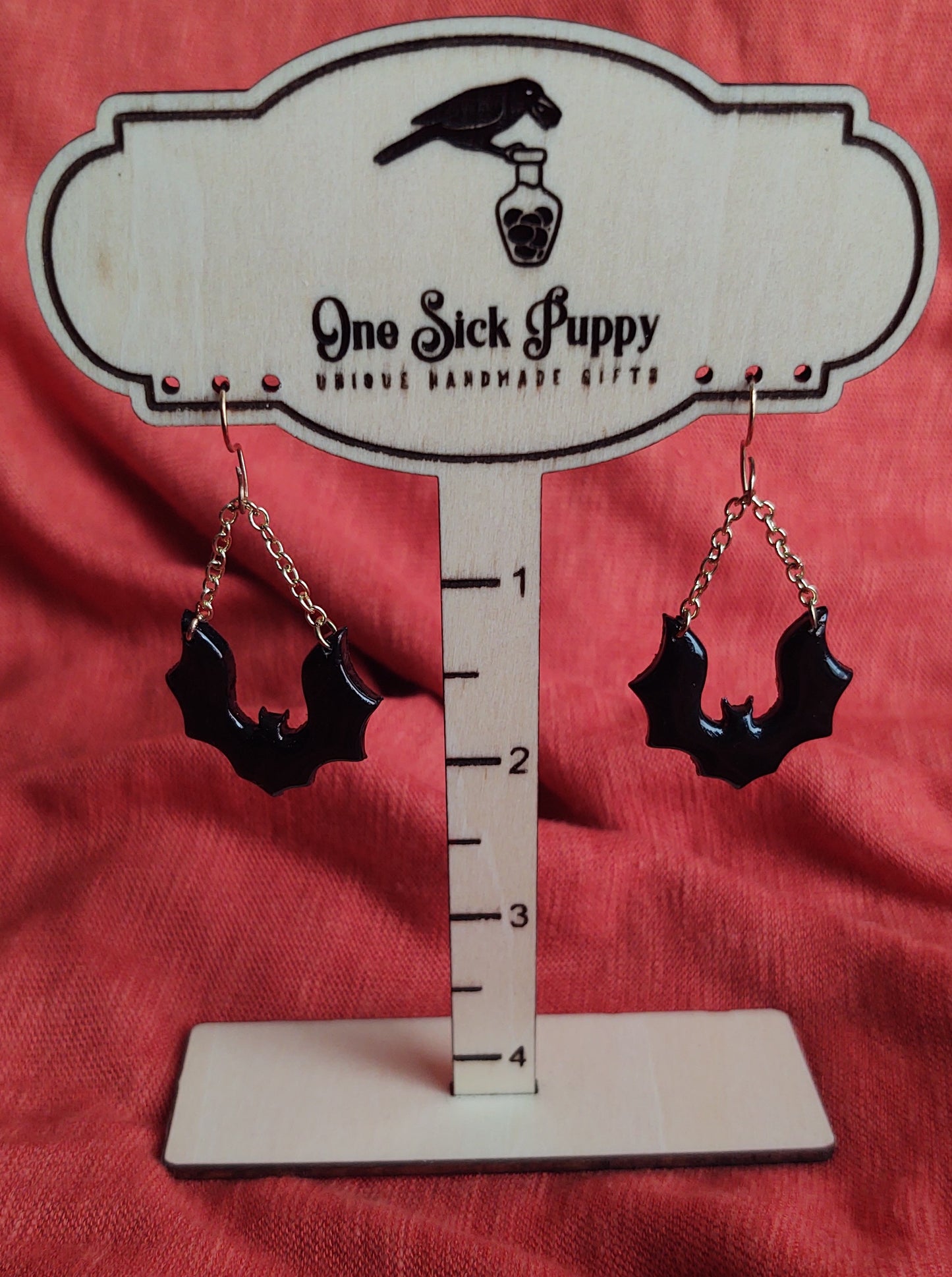 Bat Dangle Earrings