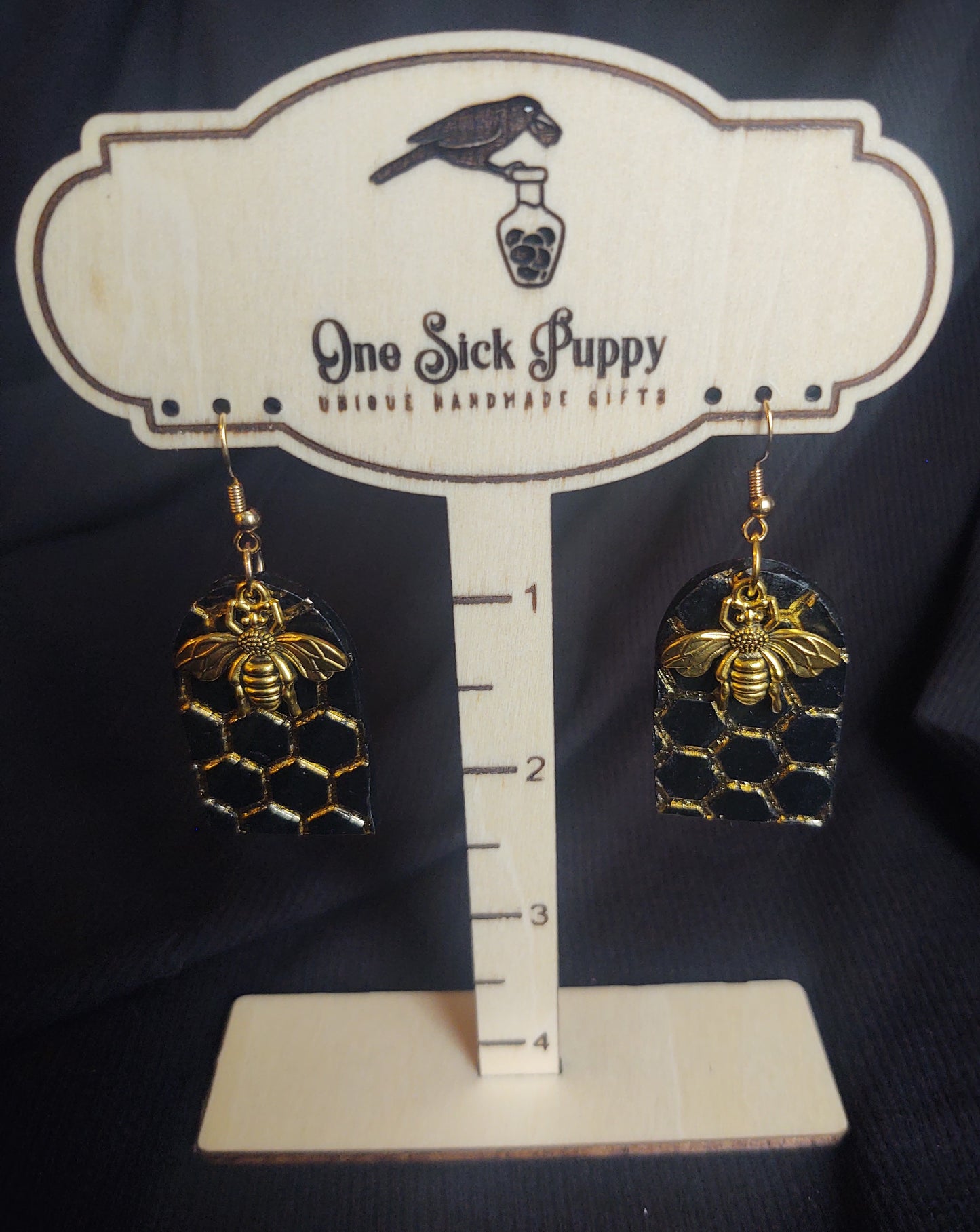 Buzzy Bee Dangle Earrings