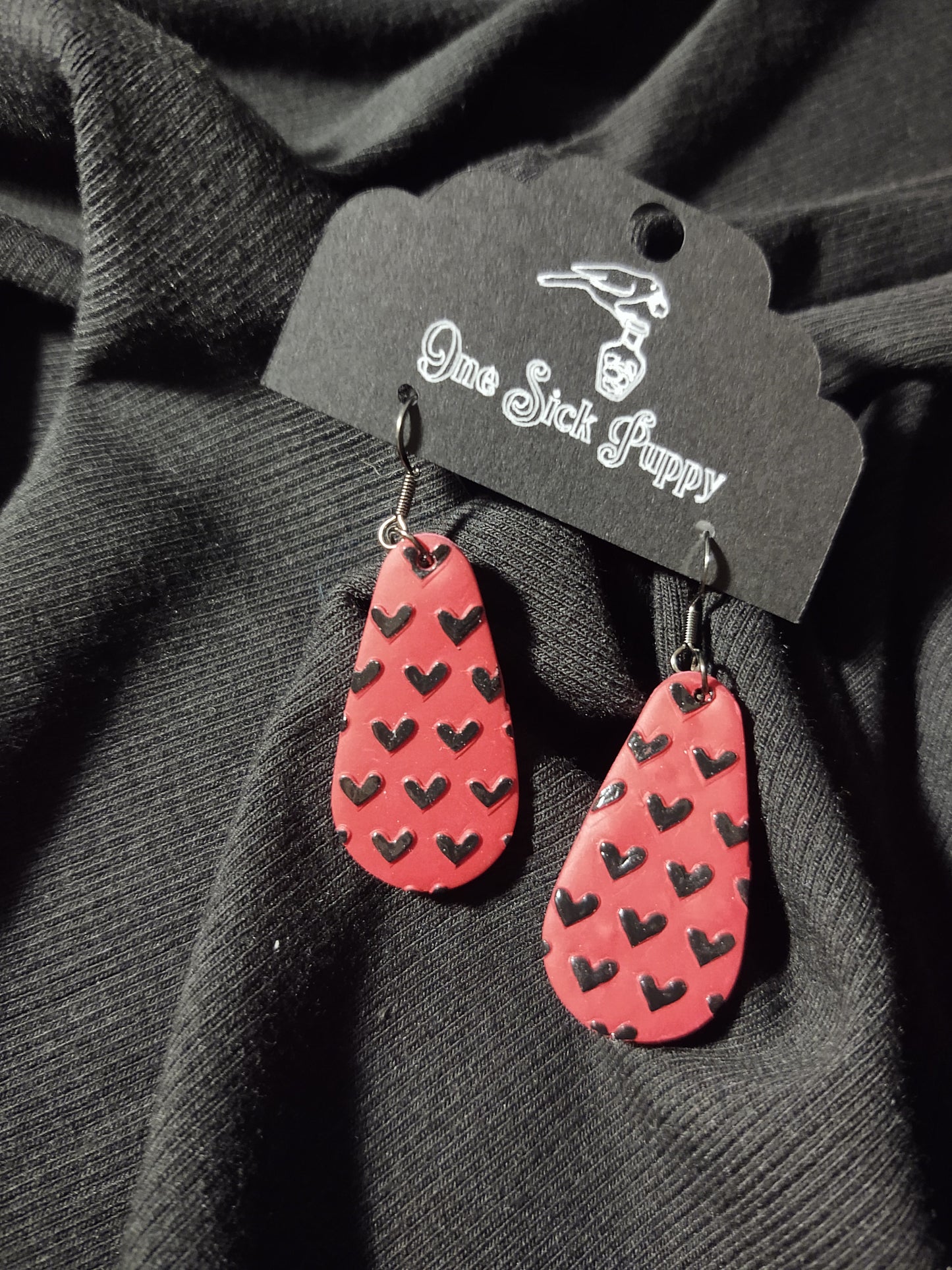 Heart Drop Dangles