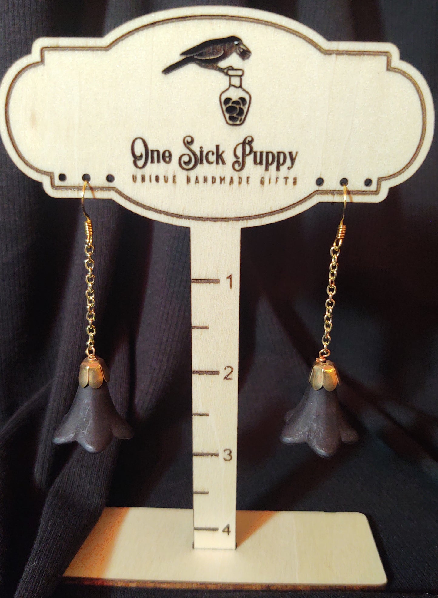 Black Bell Dangles
