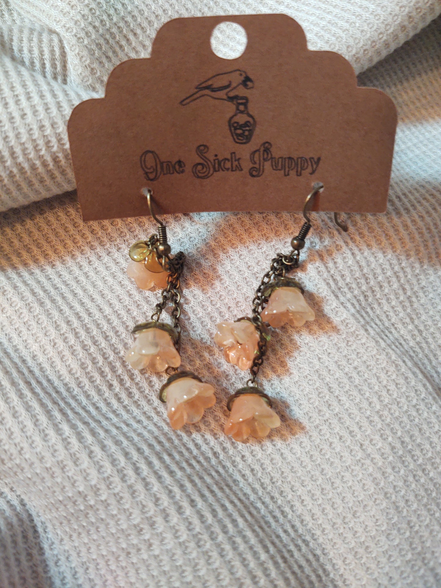 Lilly Of The Valley Dangle Earrings