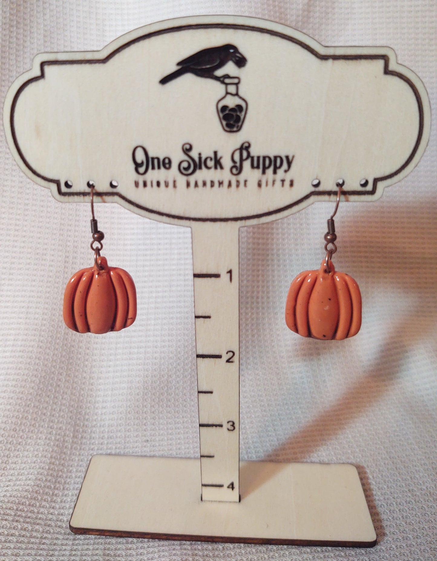 Pumpkin Dangle Earrings
