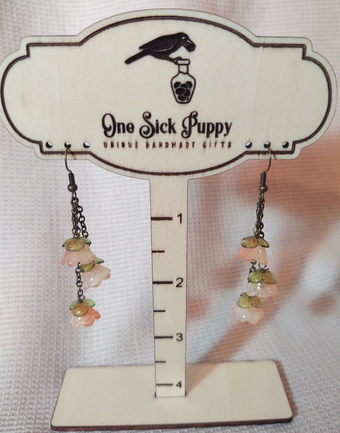 Lilly Of The Valley Dangle Earrings