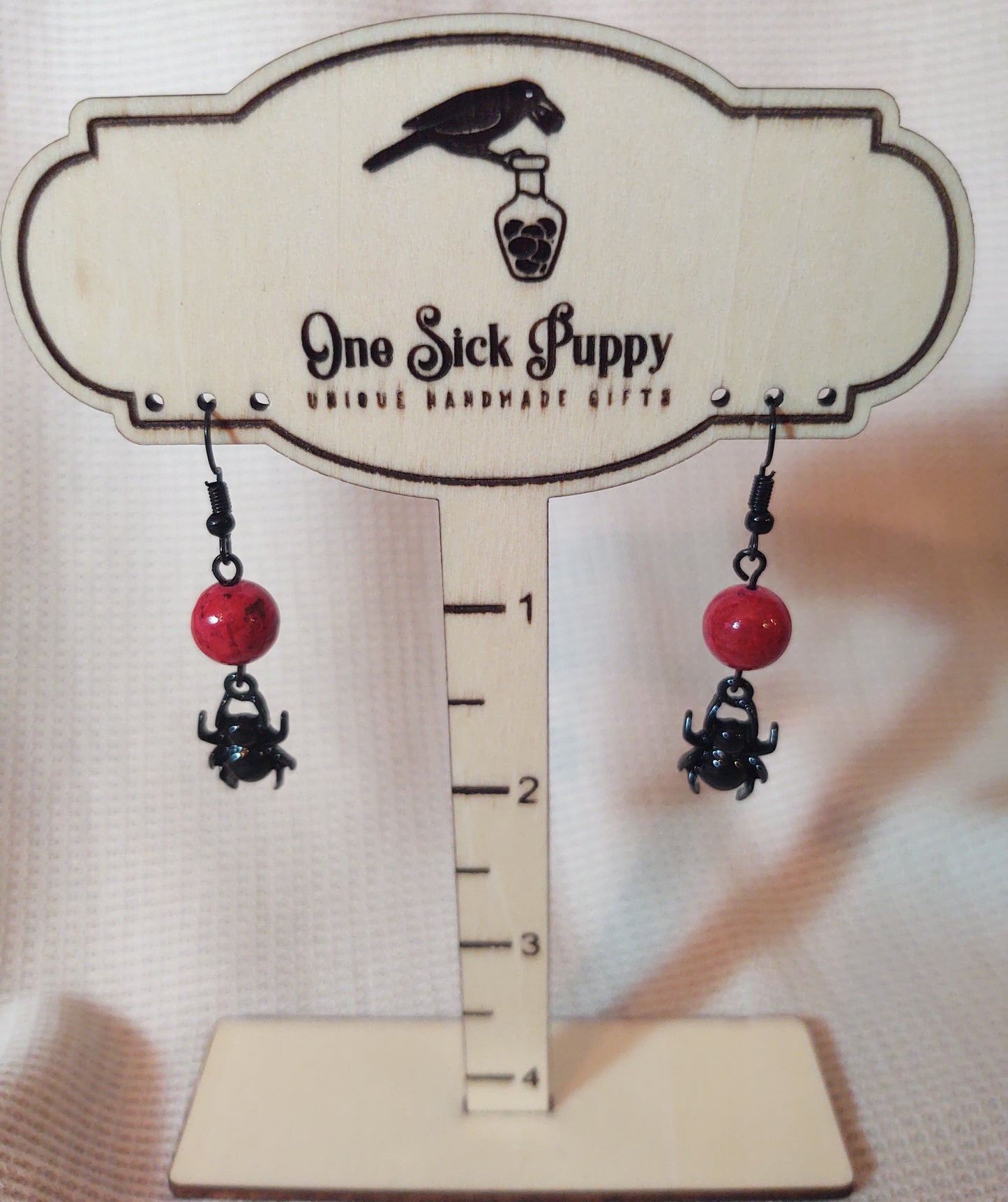 Scarab Beetle Dangle Earrings