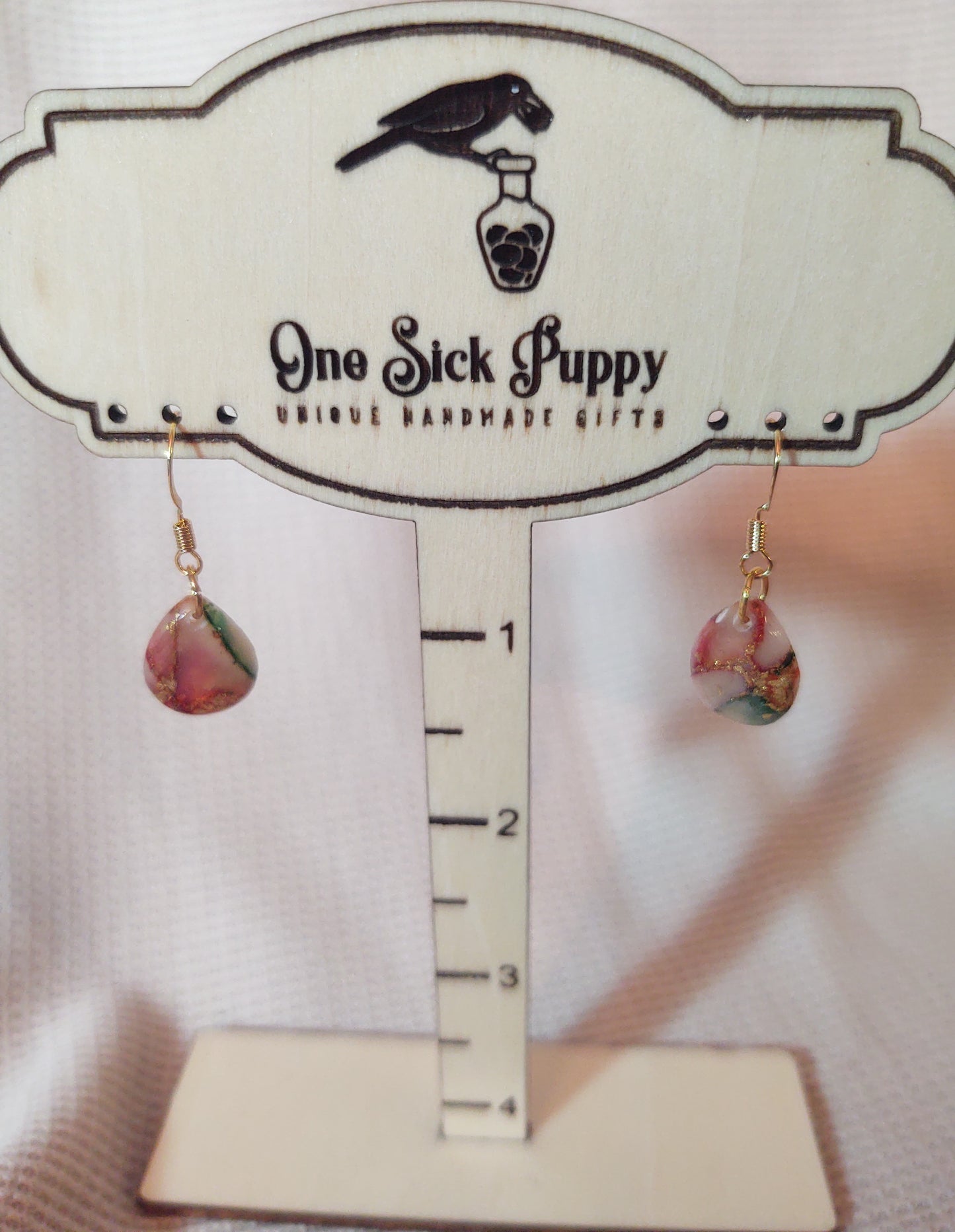 Rainbow Drops Dangle Earrings