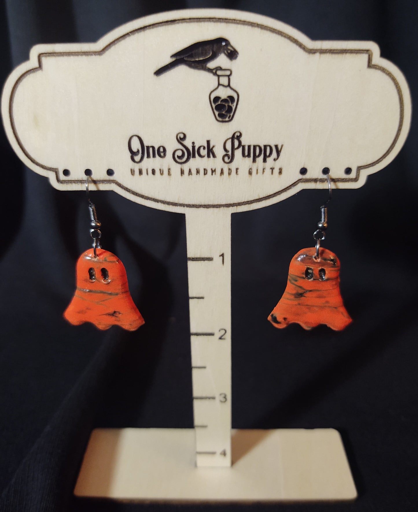 Tie-dye Orange Ghosts