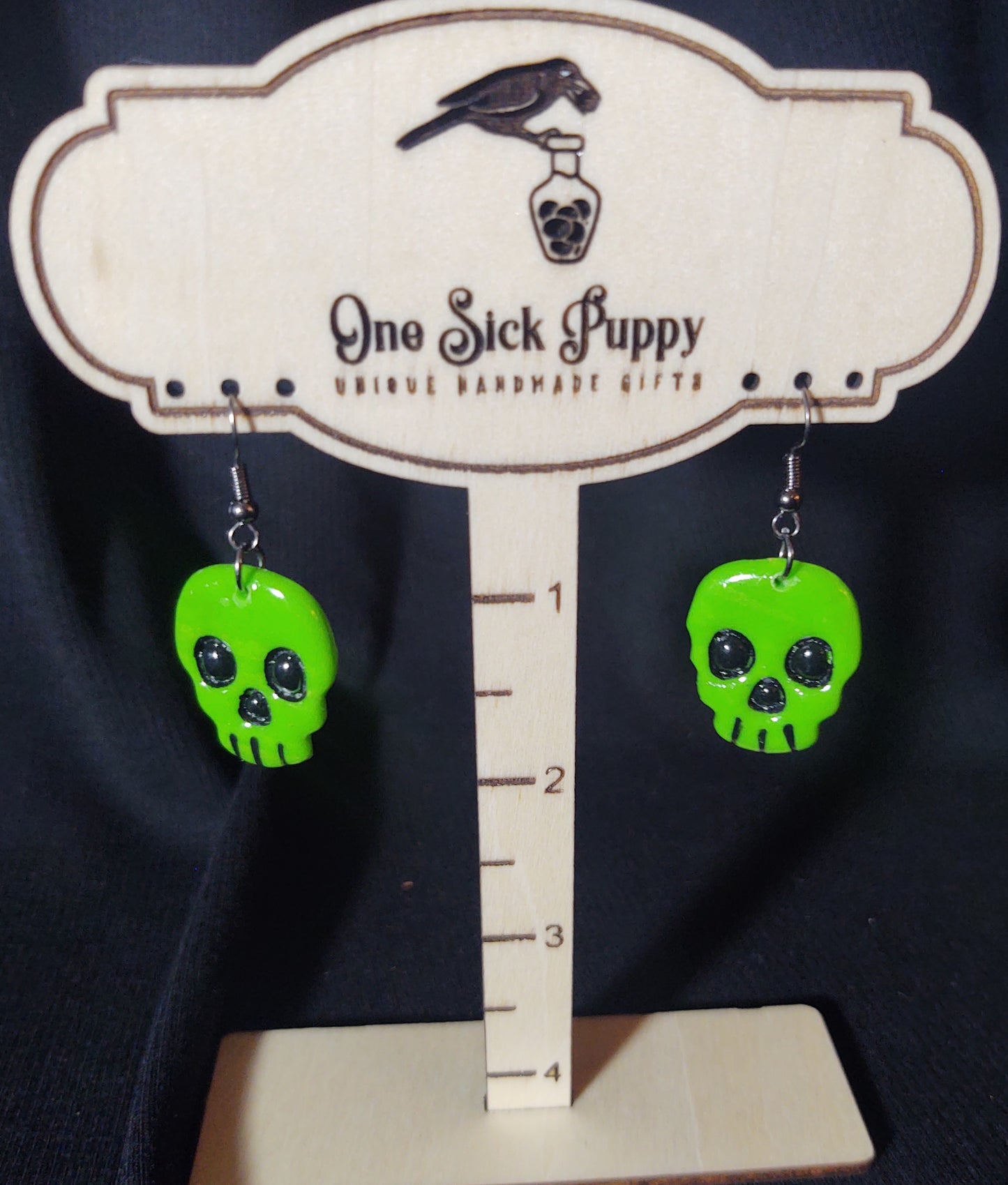 Neon Green Skulls