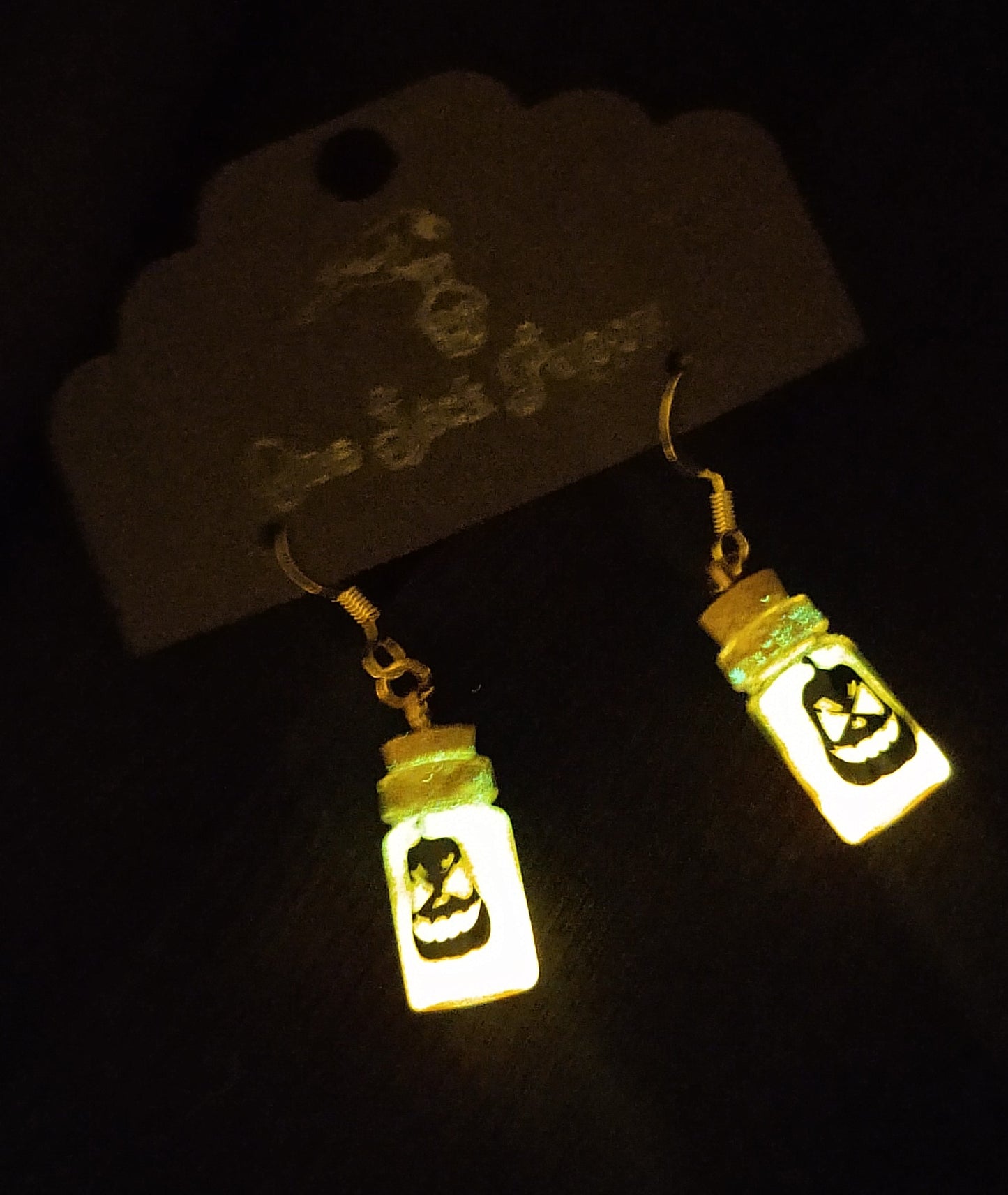 Candy Corn Glow Potion Dangles