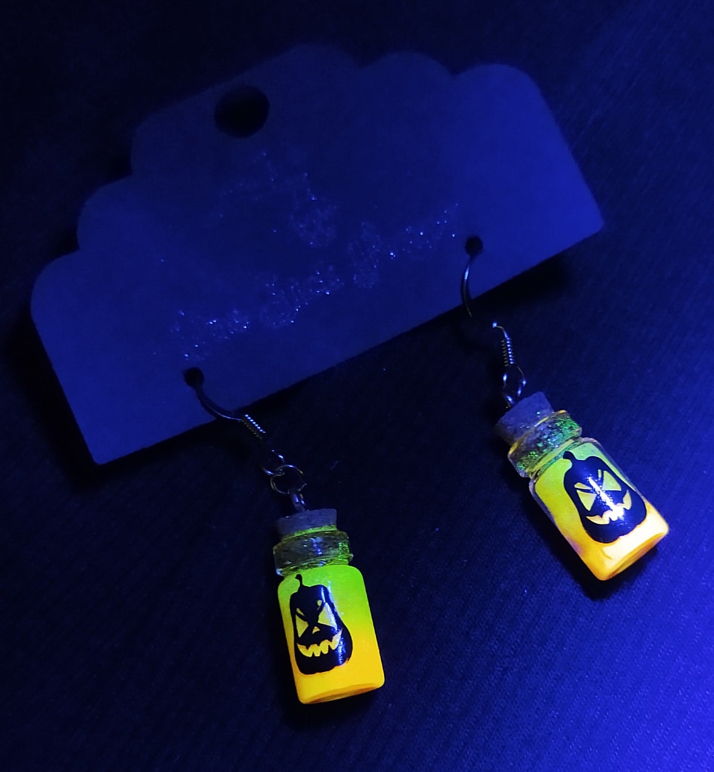 Candy Corn Glow Potion Dangles