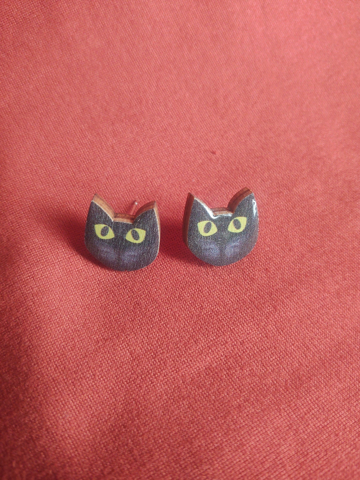 Black Cat Studs