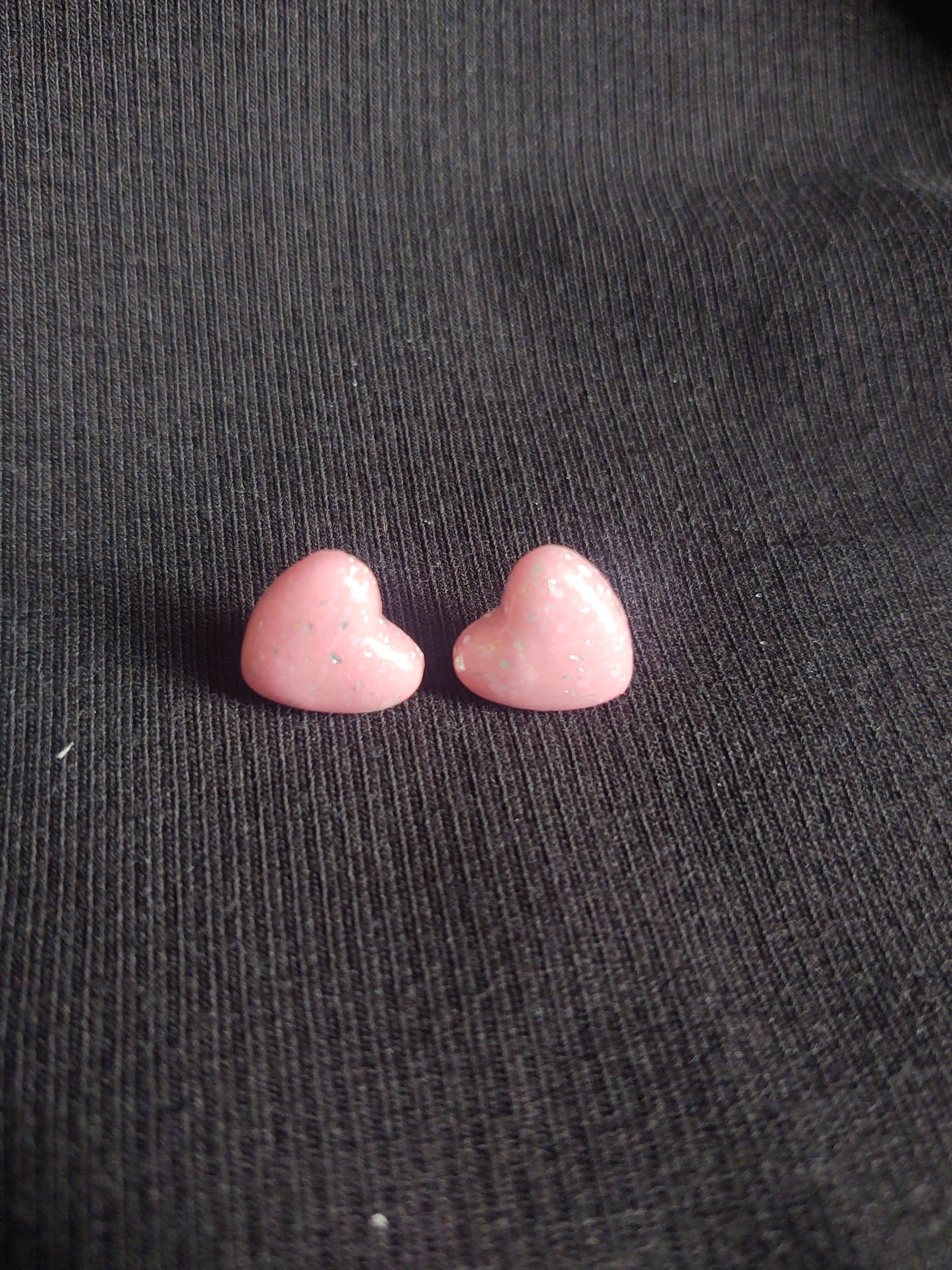 Sparkle Heart Studs