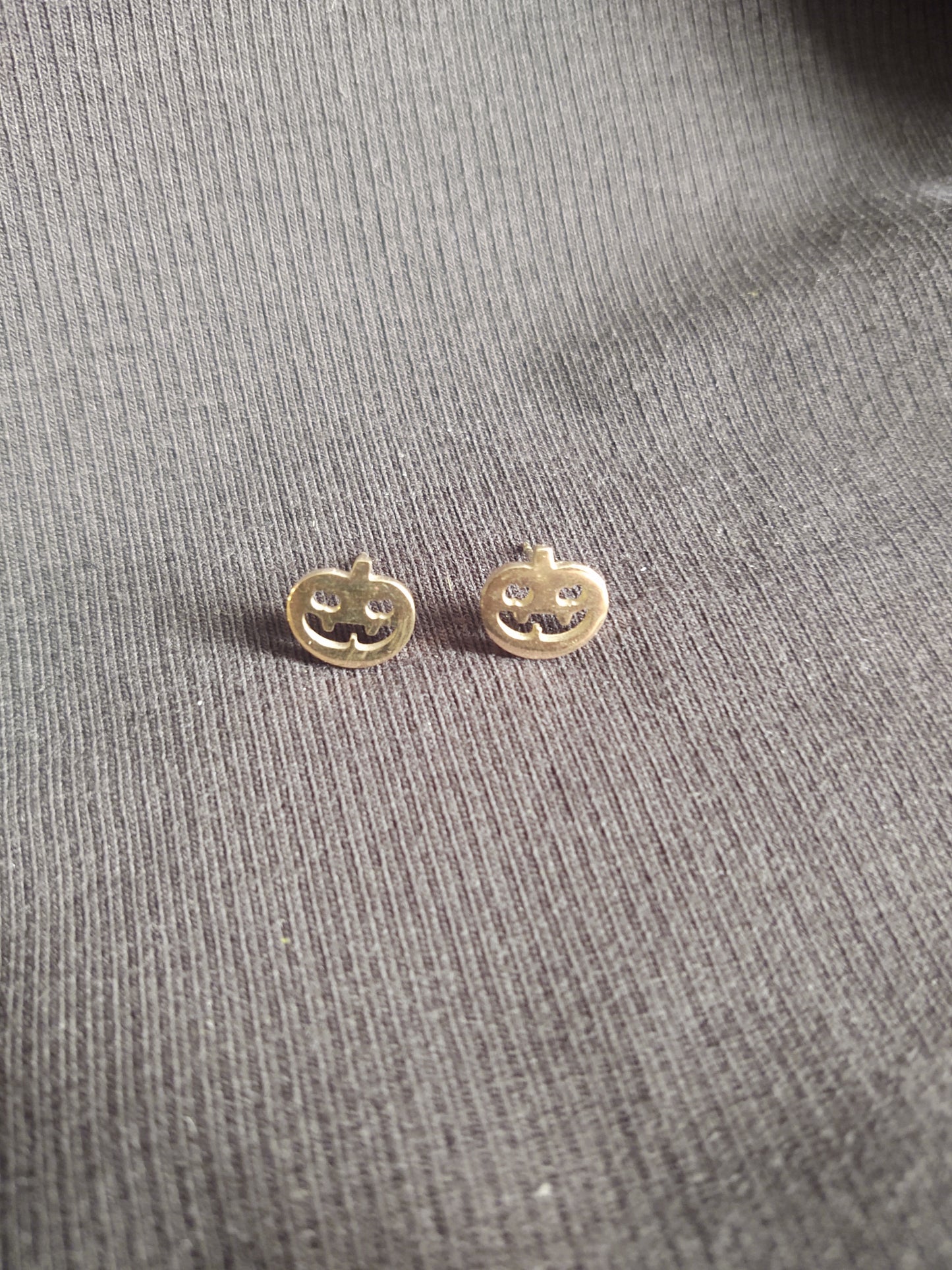 Golden Rose Pumpkin Studs