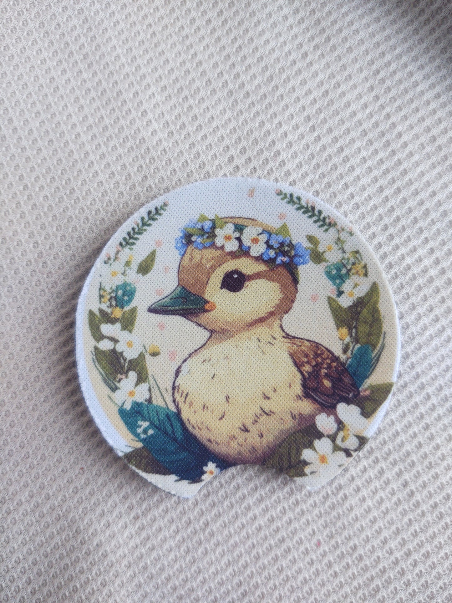Spring Fowl Car Coaster Set