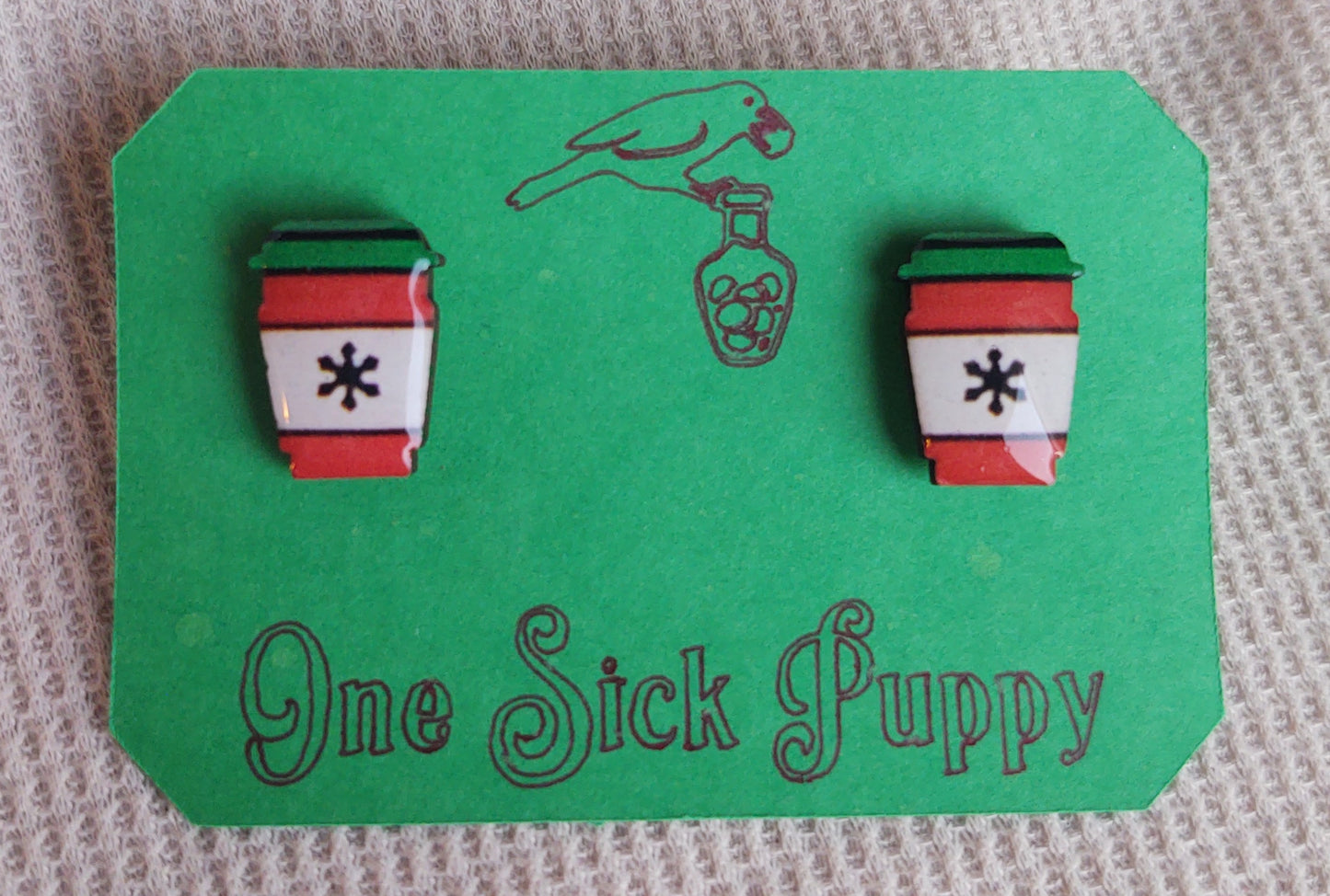 Winter Latte Studs