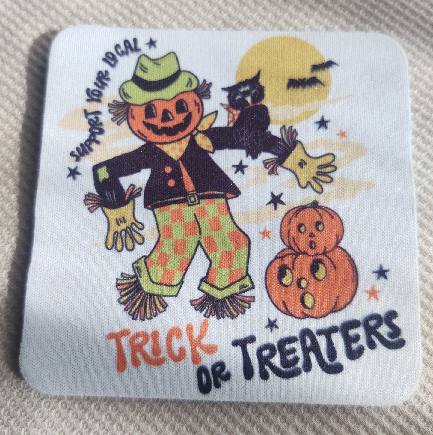 Vintage Halloween Coaster Set