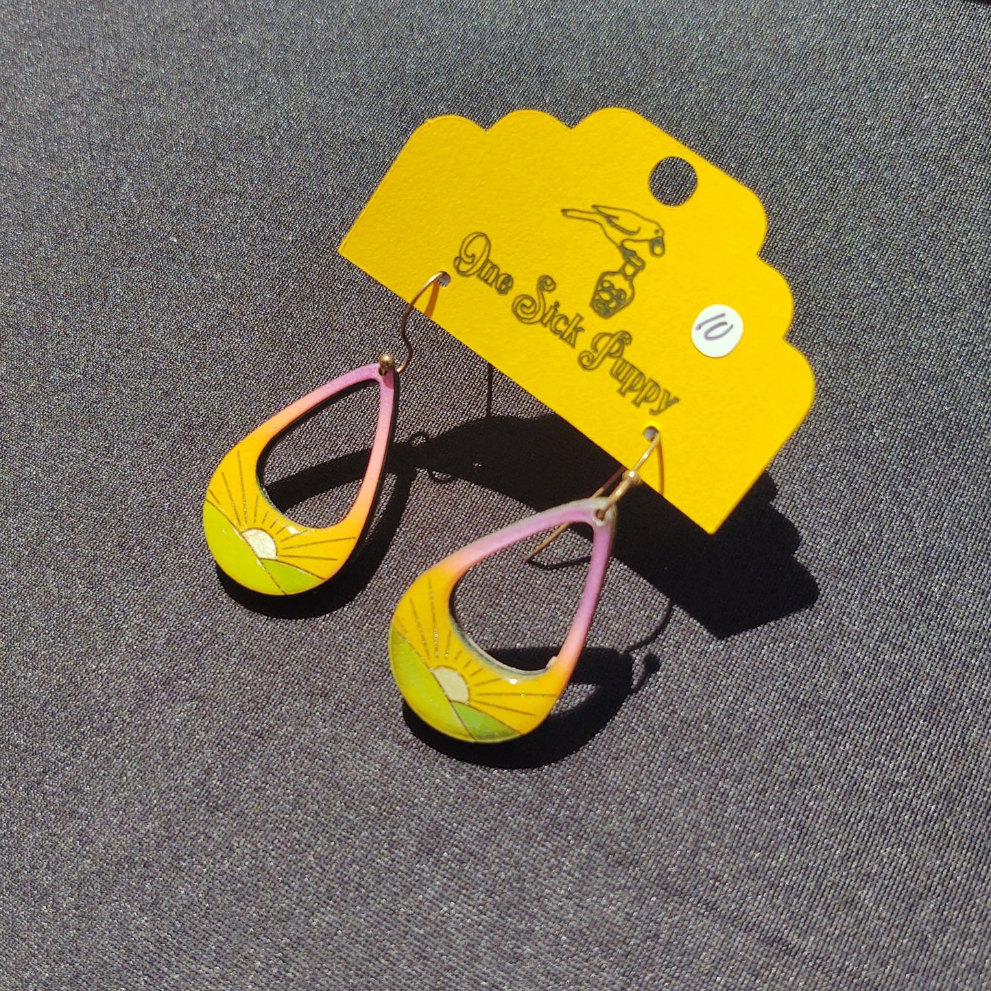 Sunset Wooden Dangles