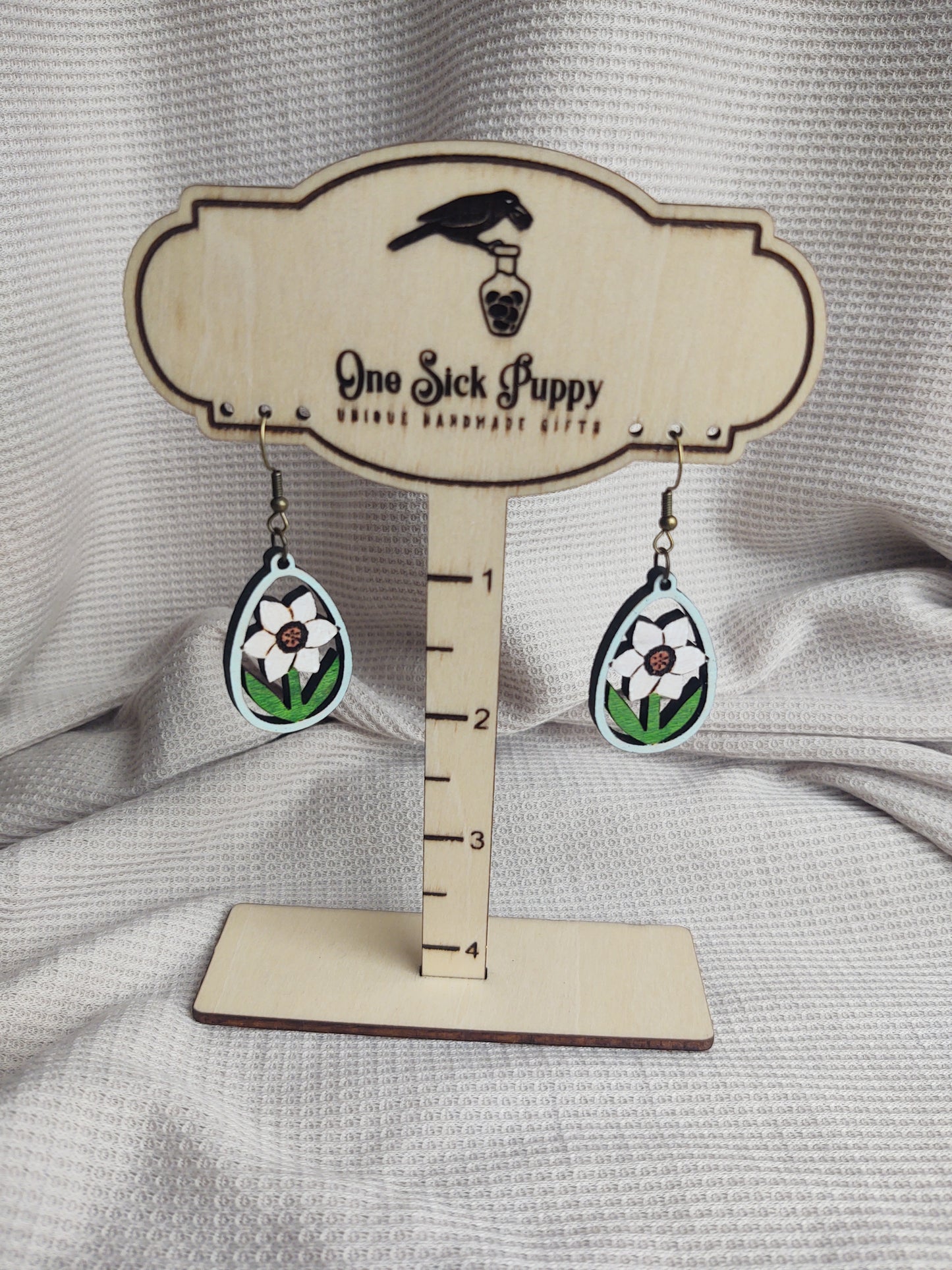 Spring Flower Dangle Earrings