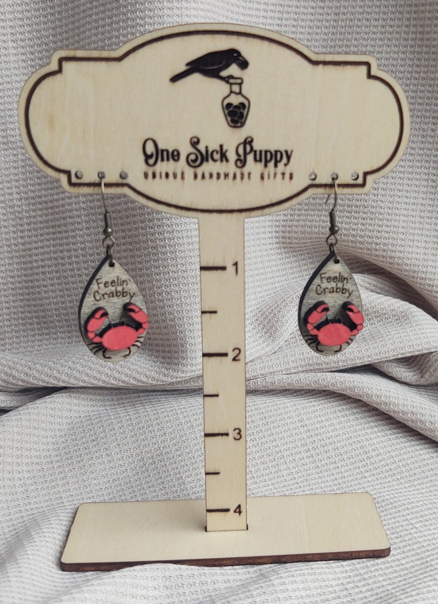 Feelin Crabby Dangle Earrings