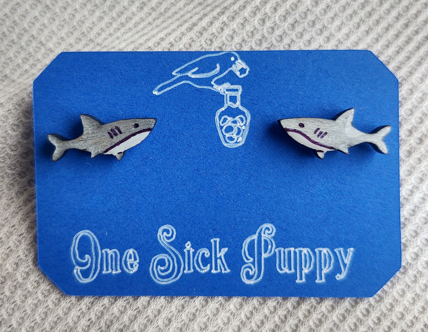 Shark Stud Earrings
