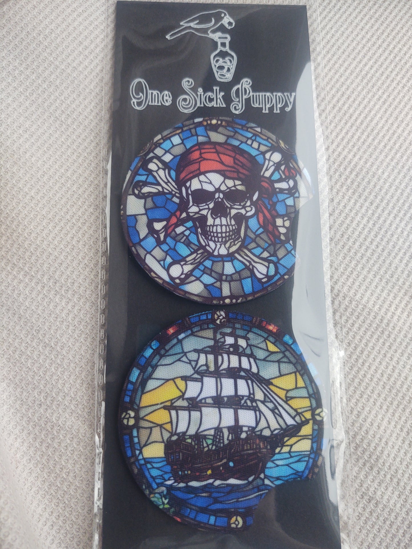 Pirate Pack Car Coaster Set