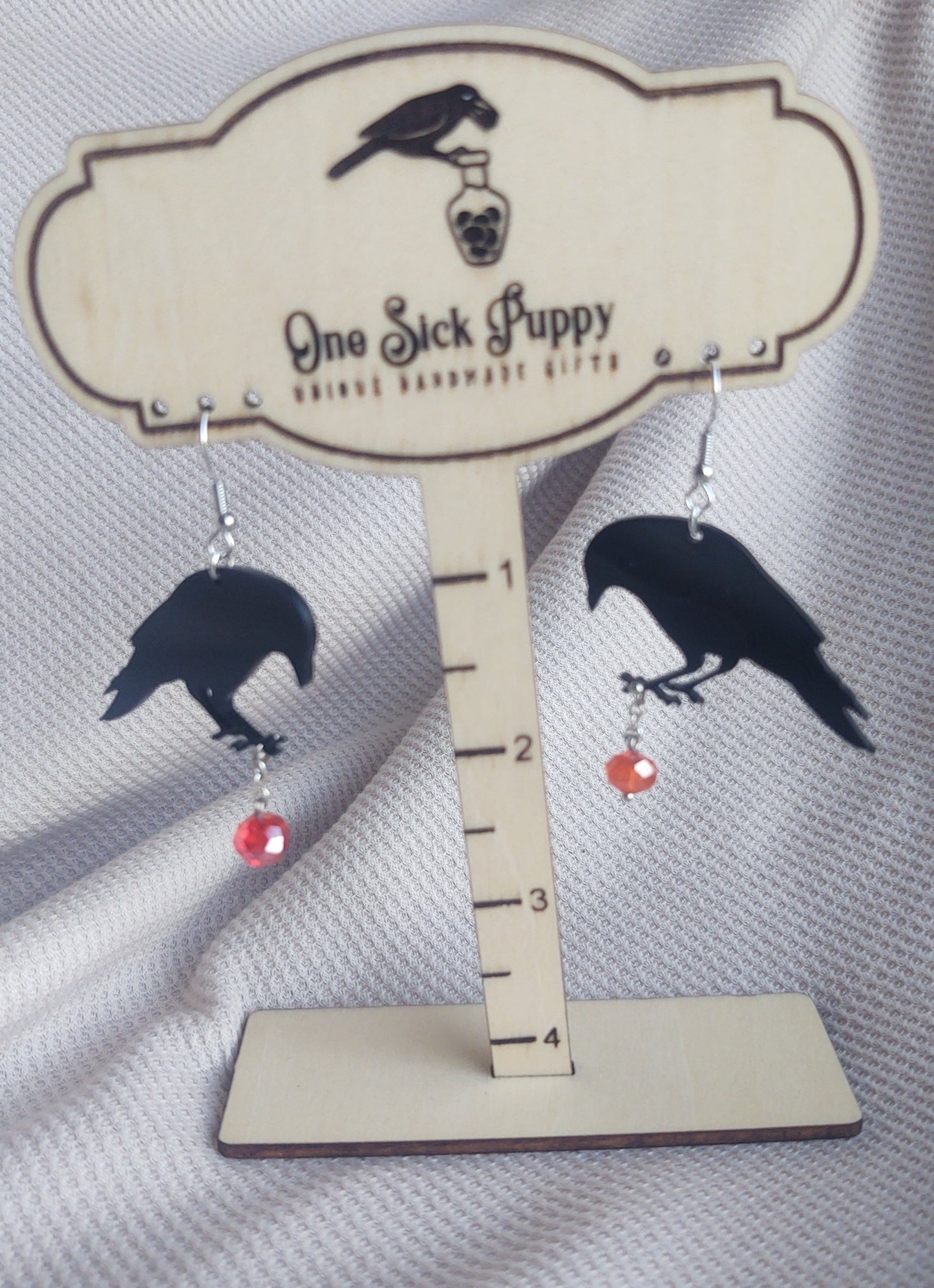 Raven Treasures Dangle Earrings