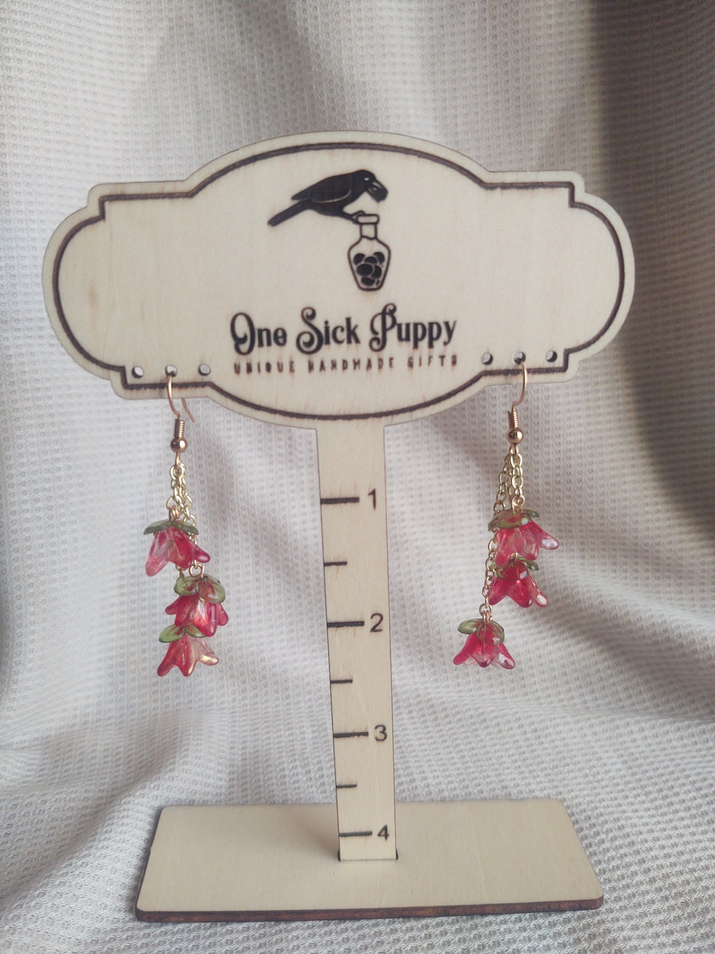 Lilly Of The Valley Dangle Earrings