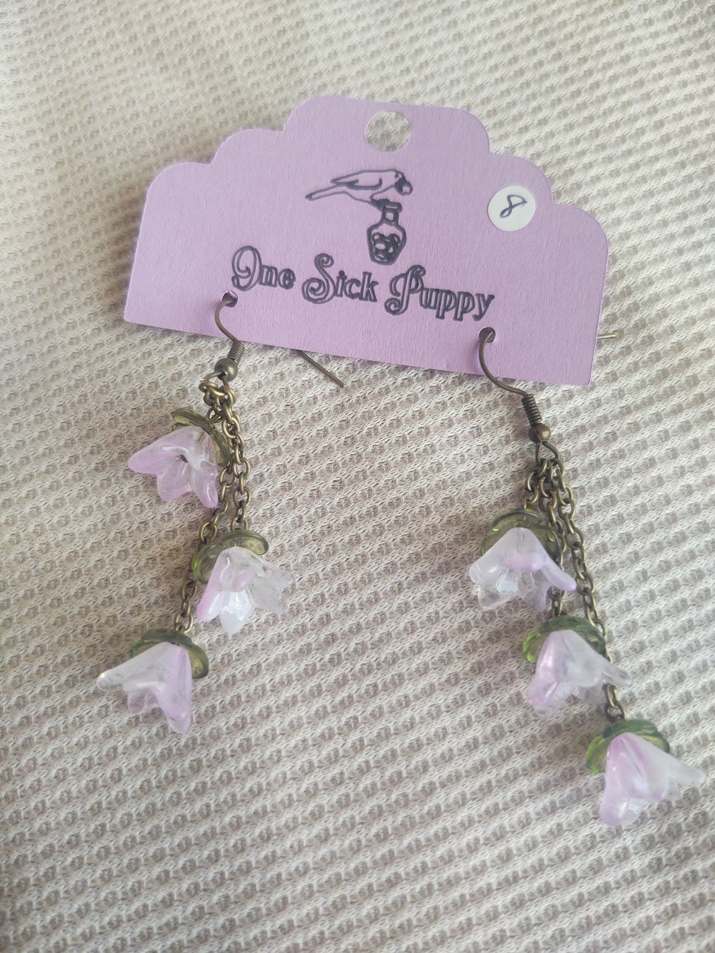 Lilly Of The Valley Dangle Earrings