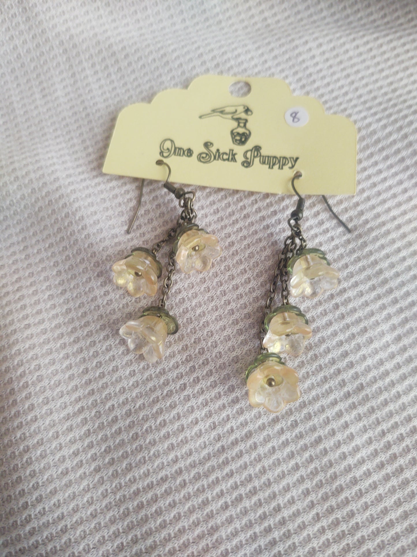 Lilly Of The Valley Dangle Earrings