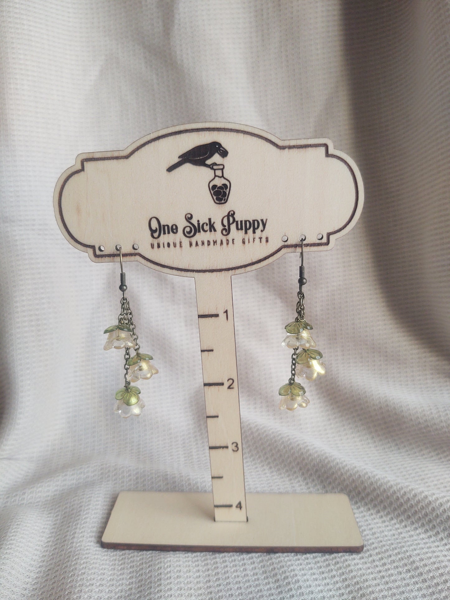 Lilly Of The Valley Dangle Earrings
