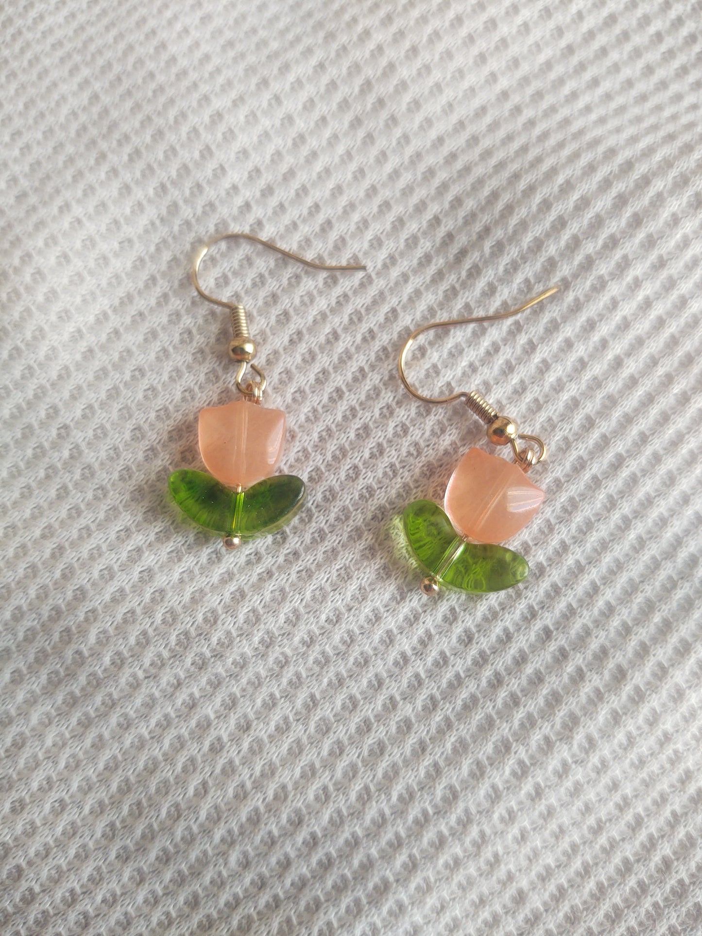 Glass Tulip Dangles