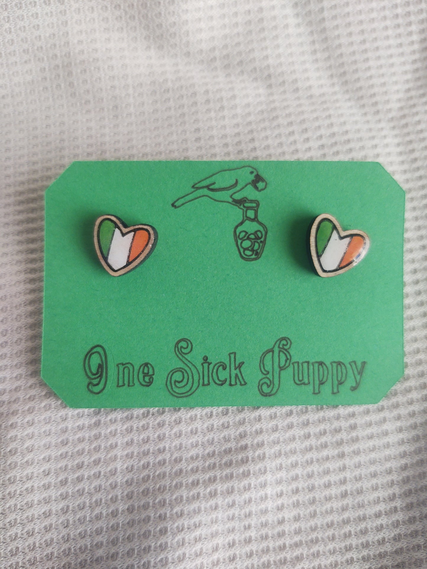 Irish Flag Earrings