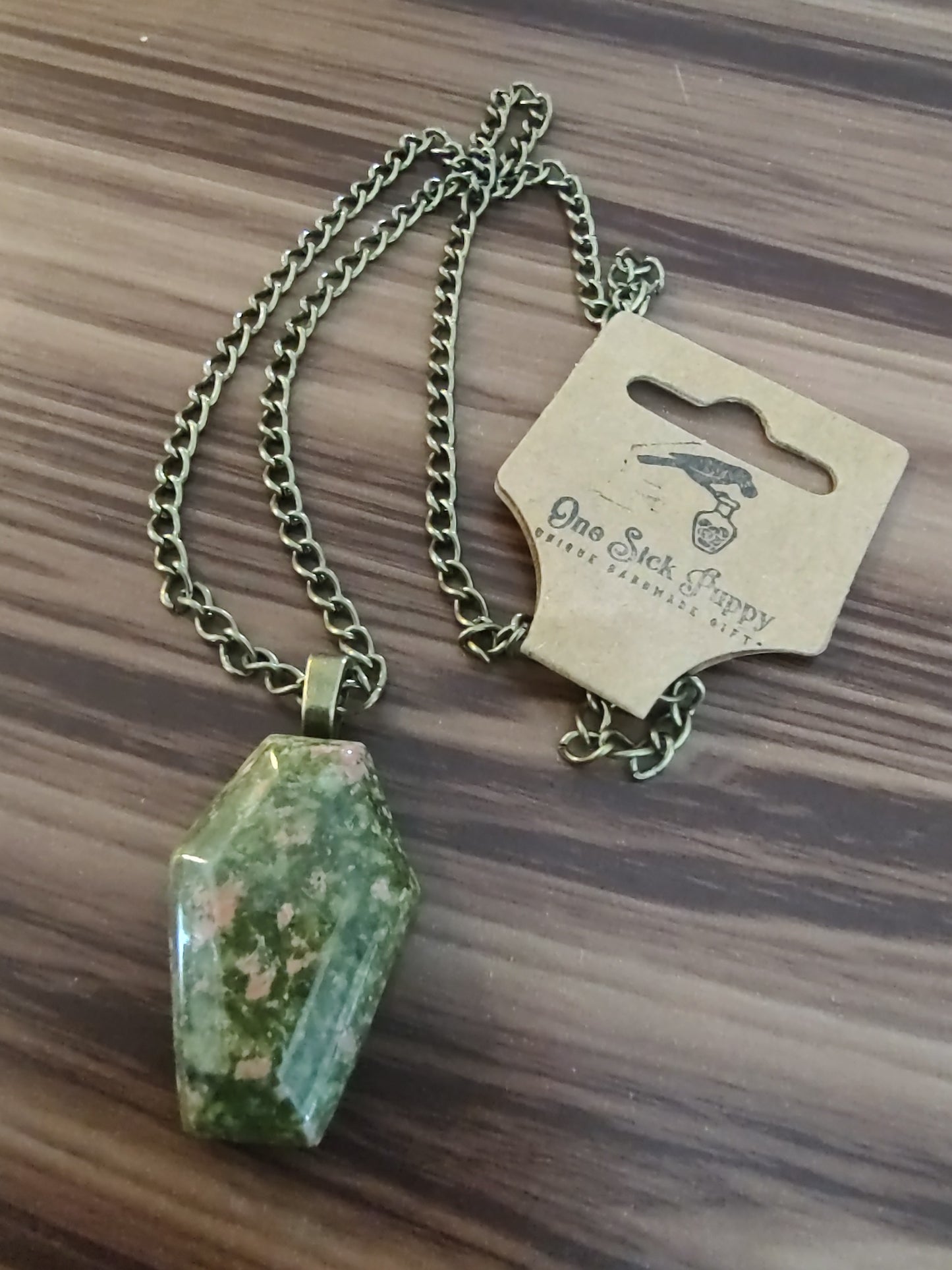 Polished Coffin Stone Necklaces